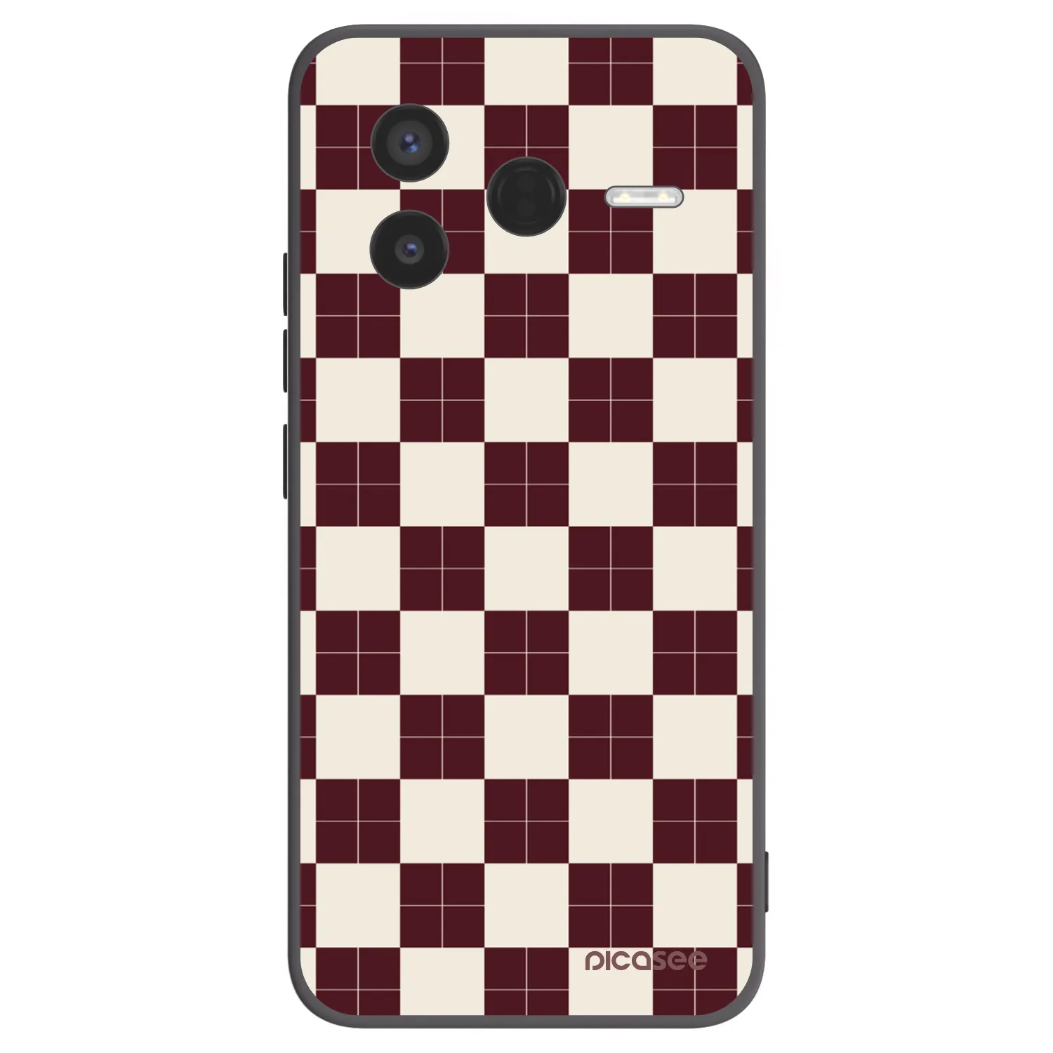 Picasee Xiaomi Poco F7 Pro 5G Hülle - Schwarzes Silikon - Checked Away