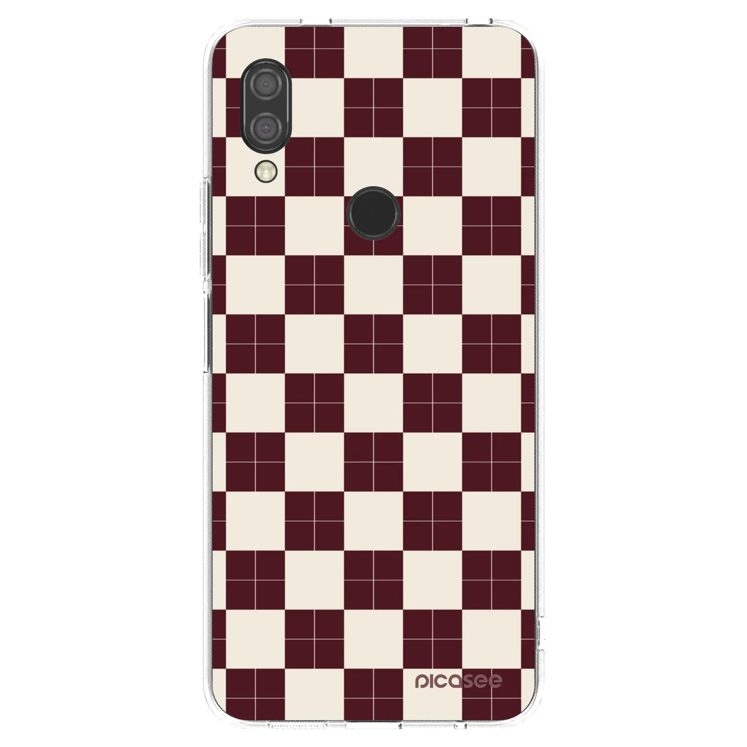 Picasee Xiaomi Redmi 7 Hülle - Transparentes Silikon - Checked Away