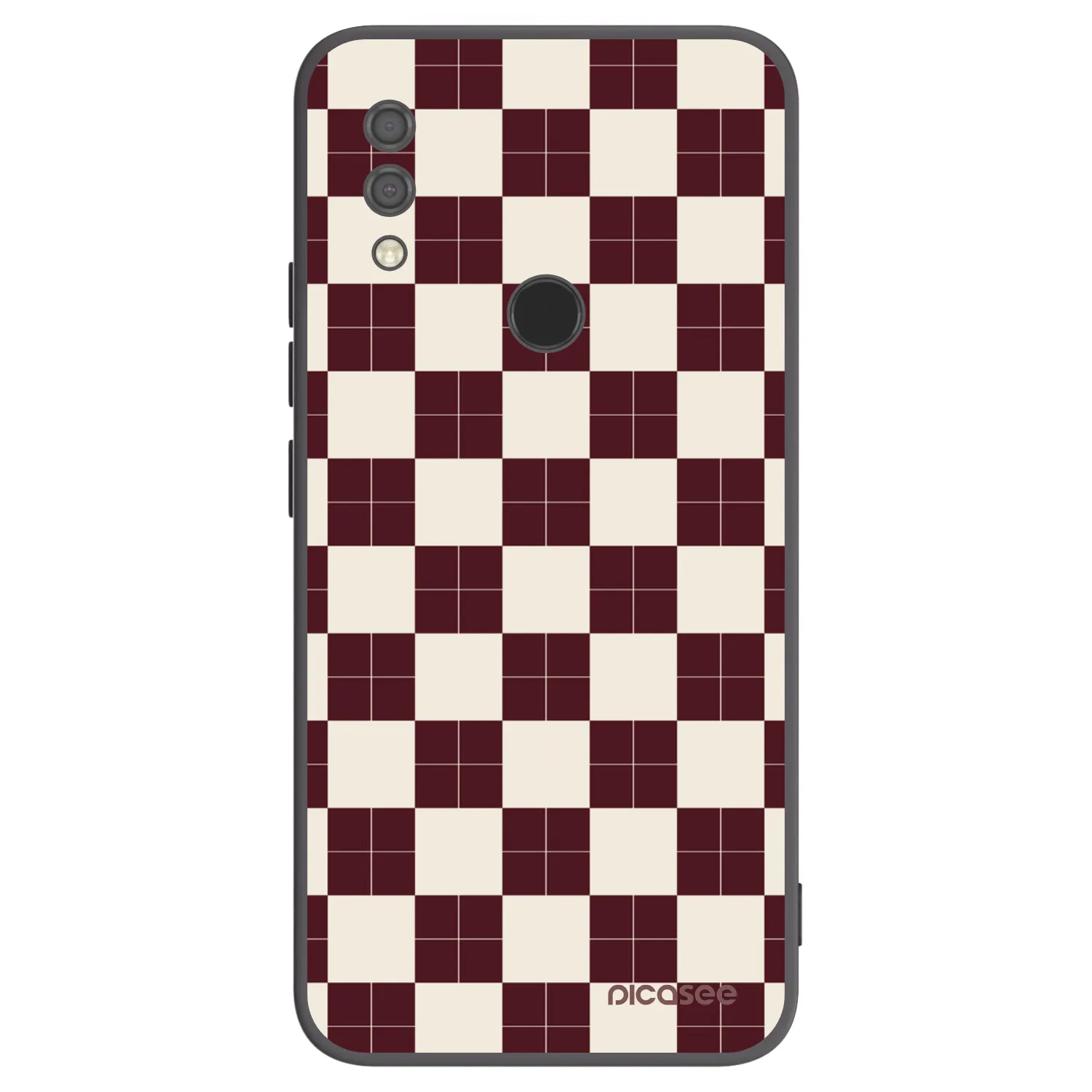 Picasee Xiaomi Redmi 7 Hülle - Schwarzes Silikon - Checked Away