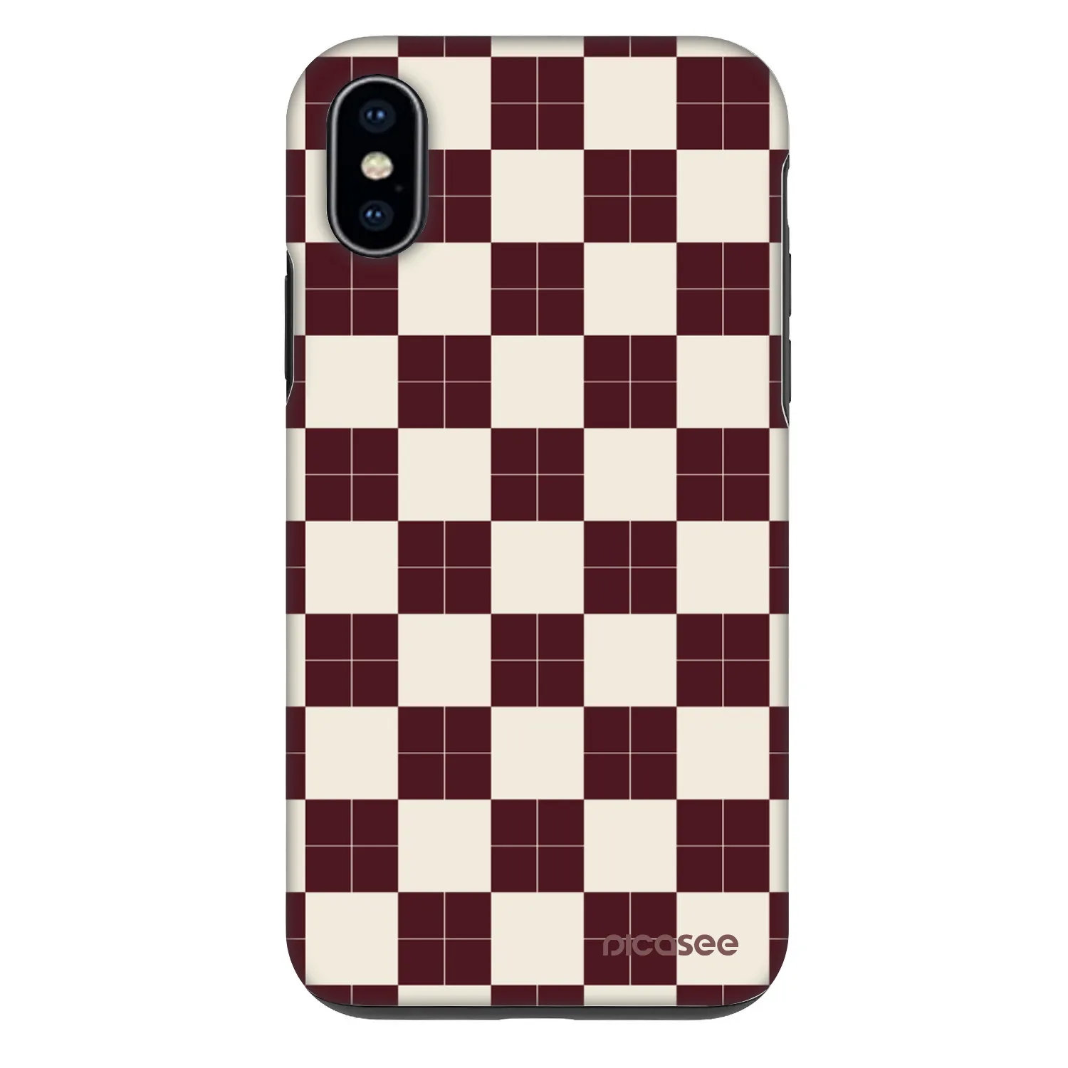 Picasee Fashion Case für Apple iPhone X/XS - Checked Away