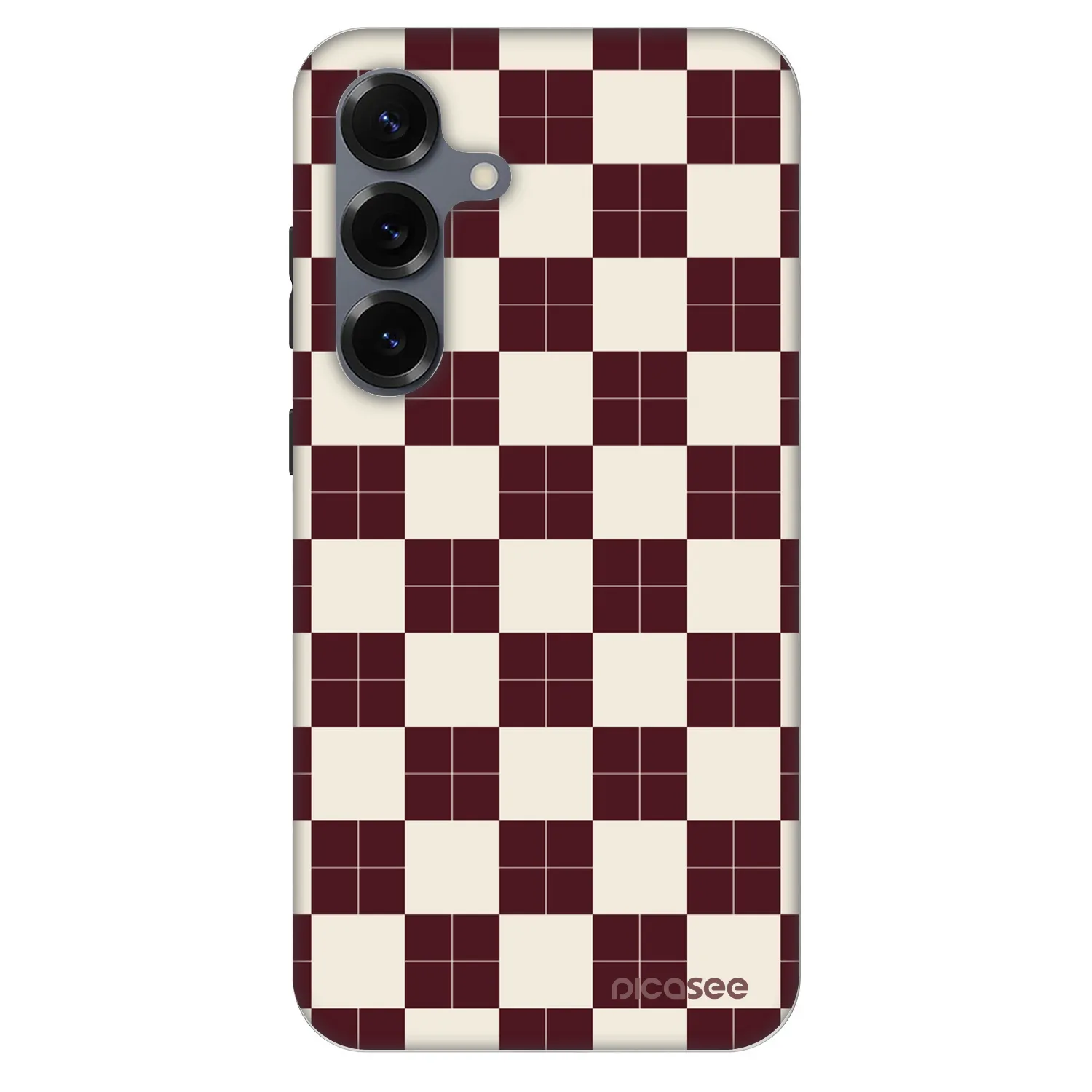Picasee Fashion Case PowerShare pro Samsung Galaxy S25 5G - Checked Away