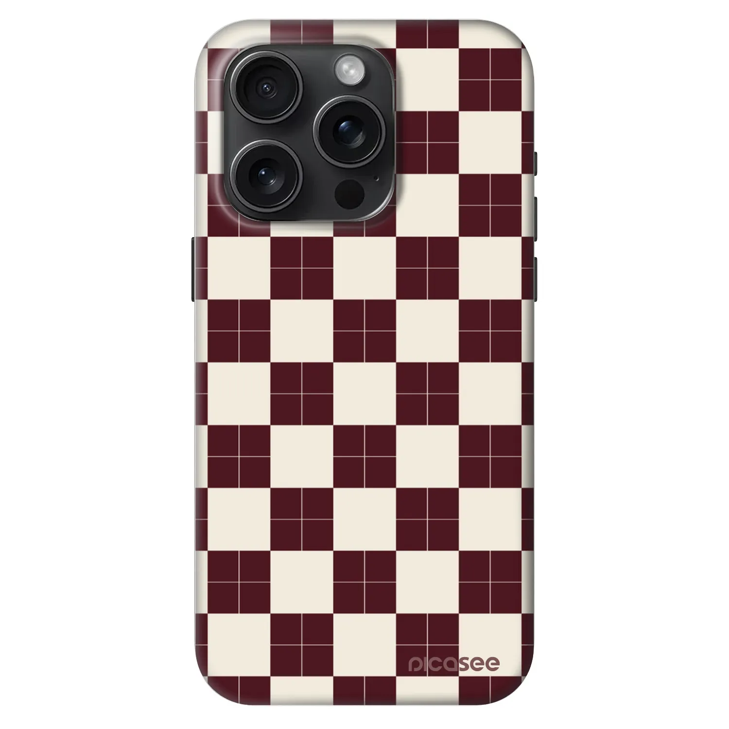 Picasee Fashion Case MagSafe für Apple iPhone 15 Pro - Checked Away