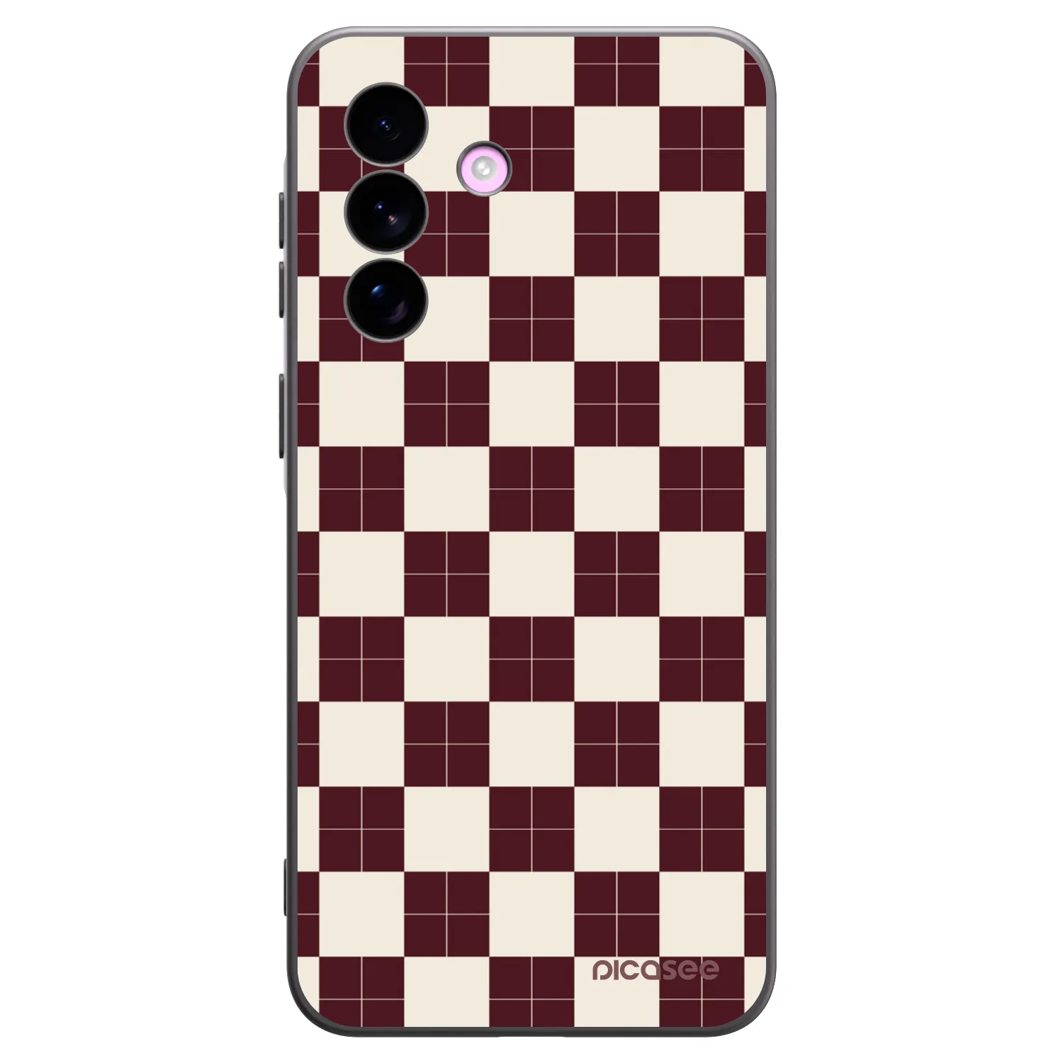 Picasee Samsung Galaxy A57 5G Hülle - Schwarzes Silikon - Checked Away
