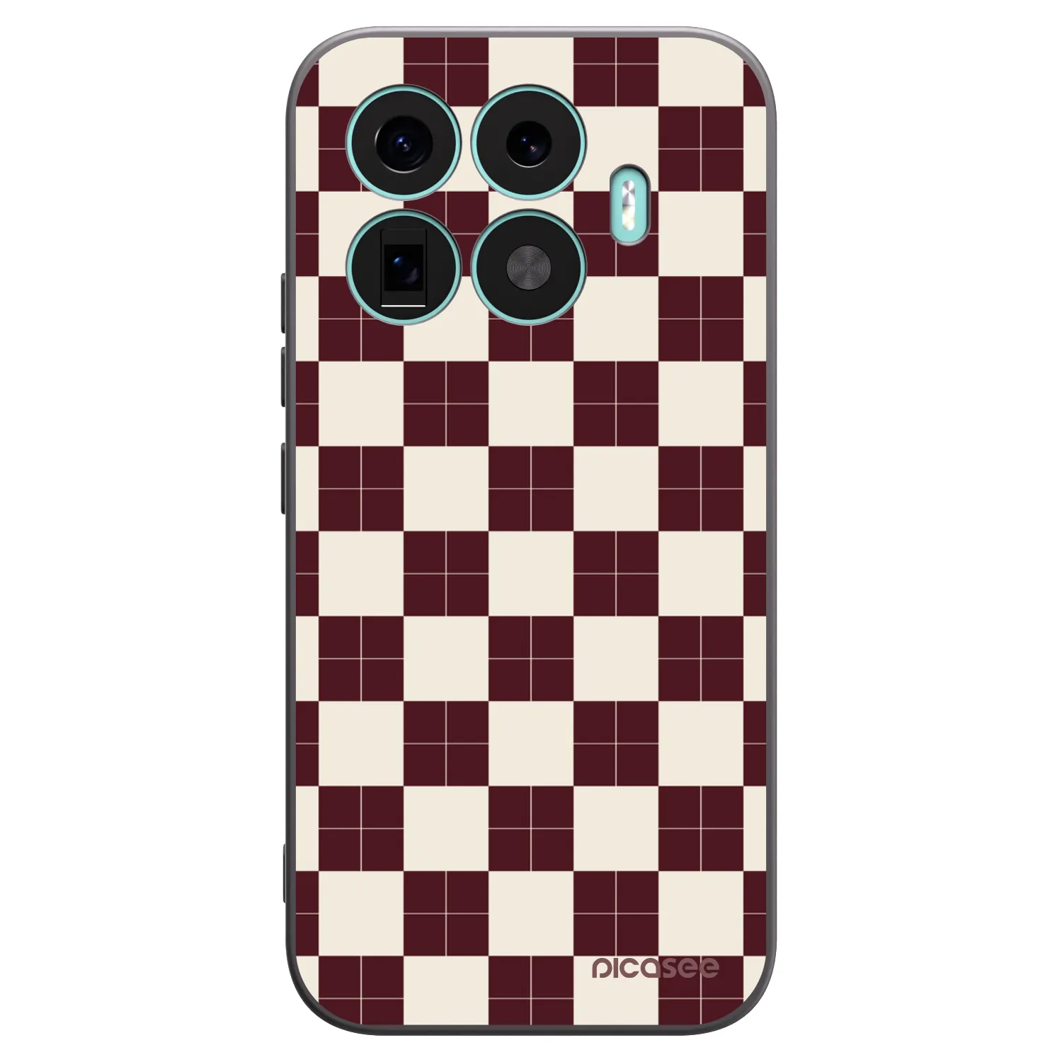 Picasee Xiaomi 17T Hülle - Schwarzes Silikon - Checked Away