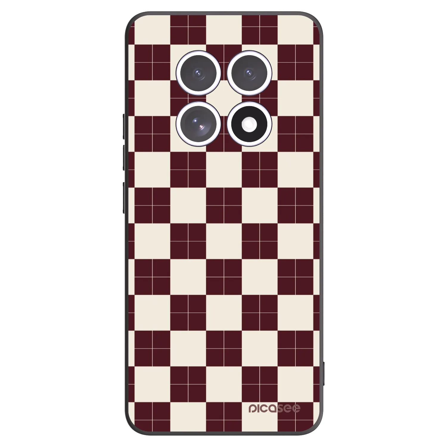 Picasee Xiaomi Redmi Note 15 5G Hülle - Schwarzes Silikon - Checked Away