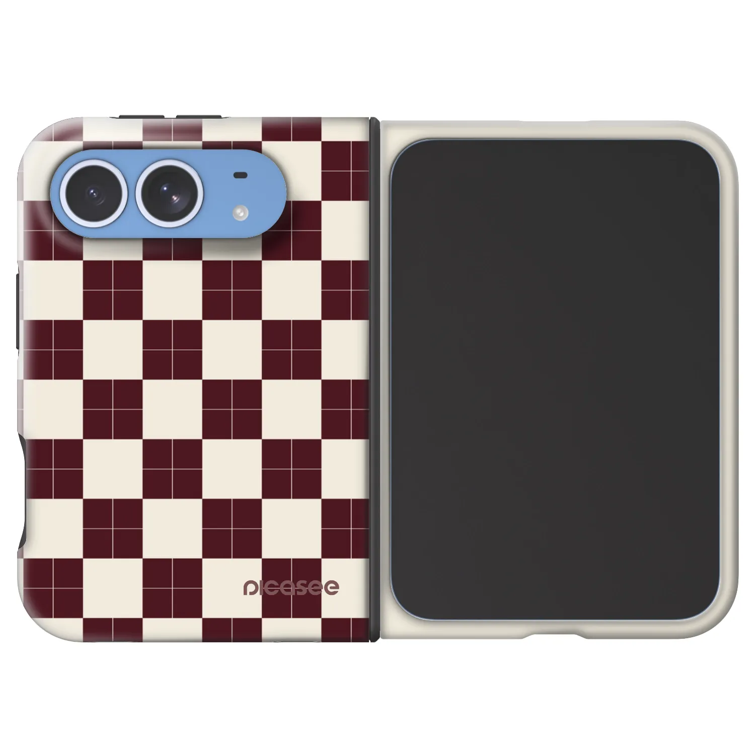 Picasee Fashion Case MagSafe für Apple iPhone Duo - Checked Away