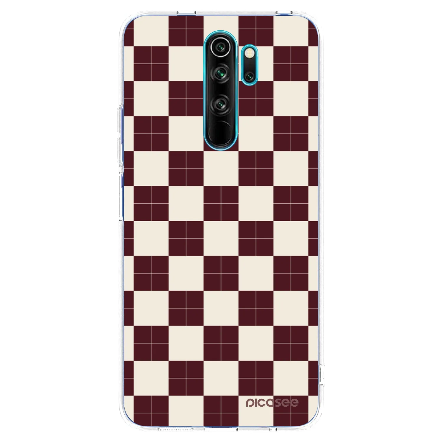Picasee Xiaomi Redmi Note 8 Pro Hülle - Transparentes Silikon - Checked Away