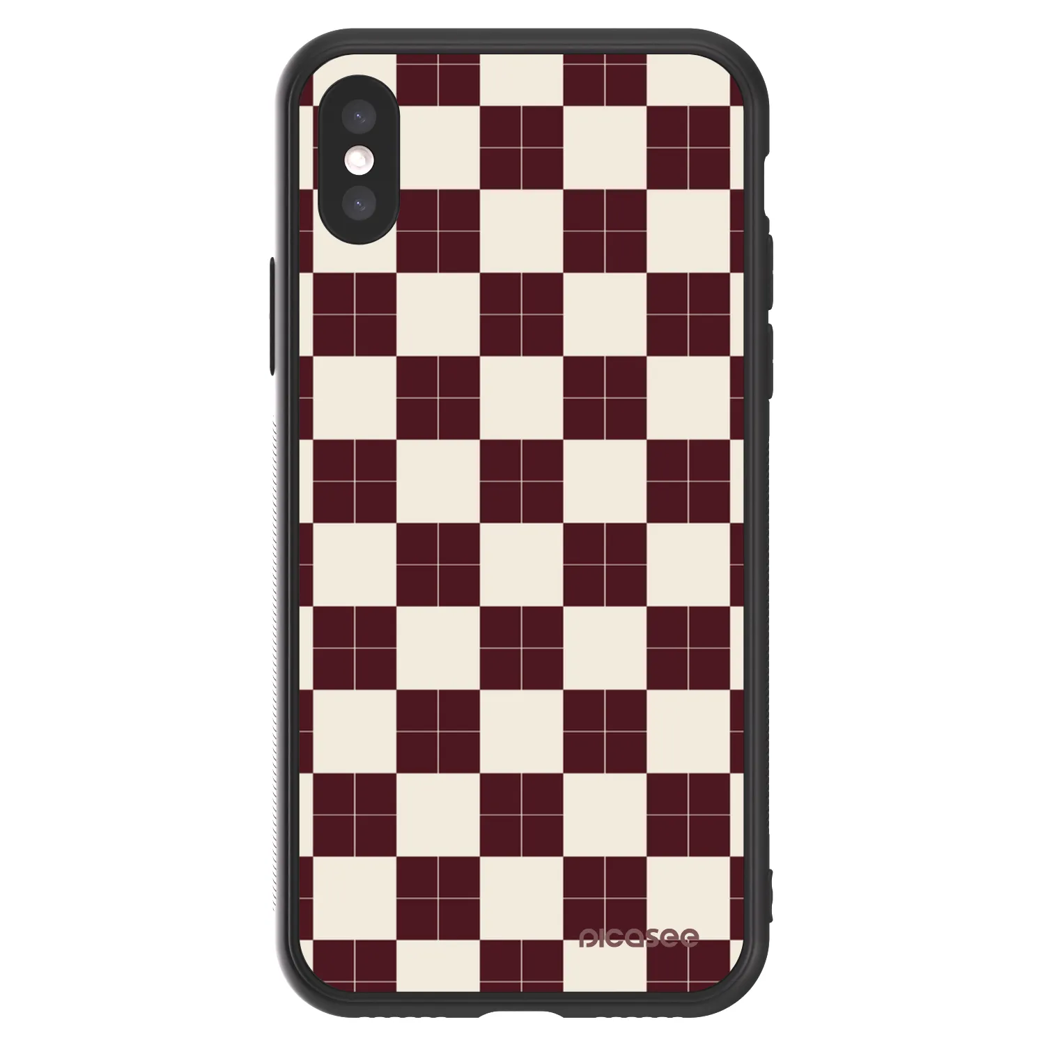 Picasee ULTIMATE CASE für Apple iPhone X/XS - Checked Away