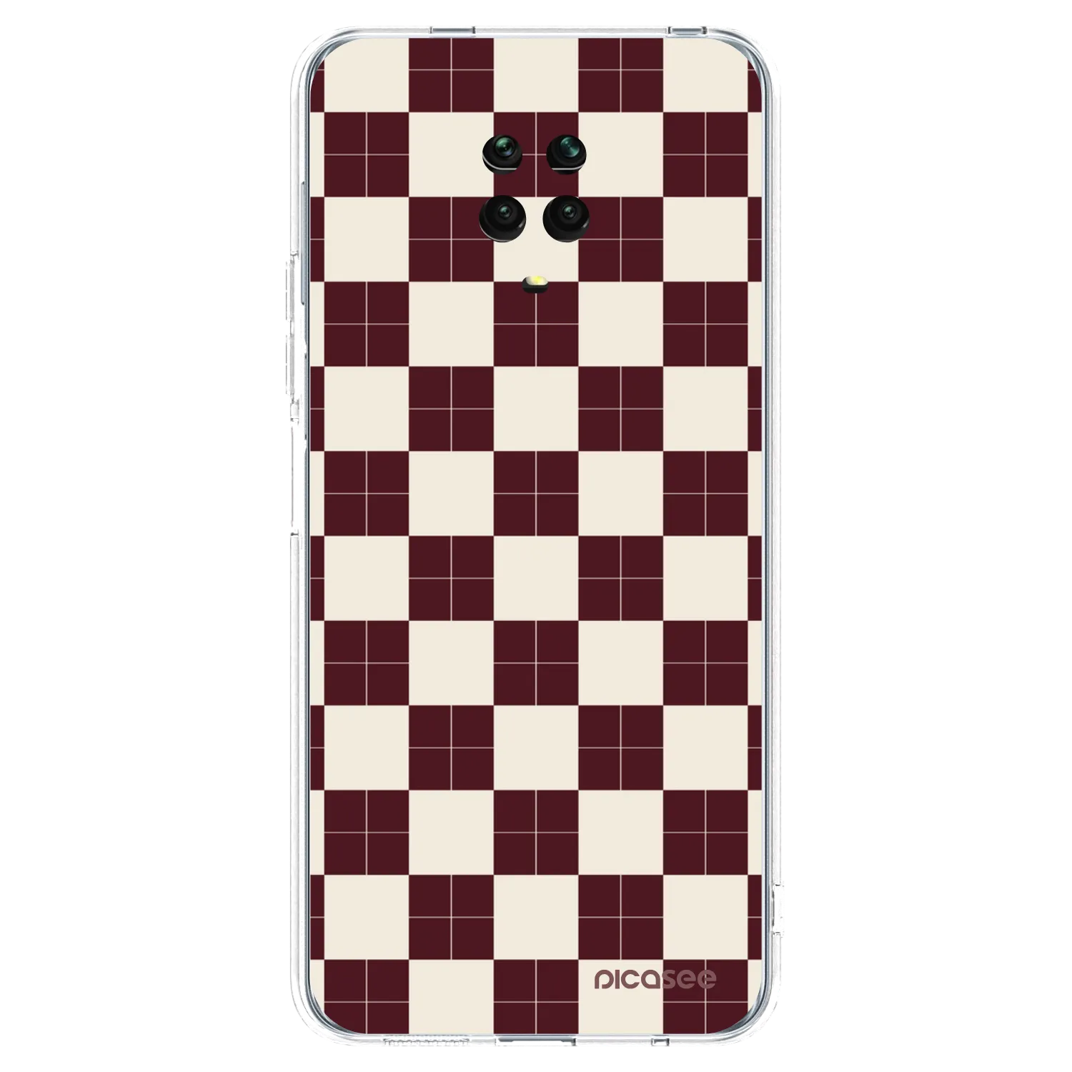Picasee Xiaomi Redmi Note 9S Hülle - Transparentes Silikon - Checked Away