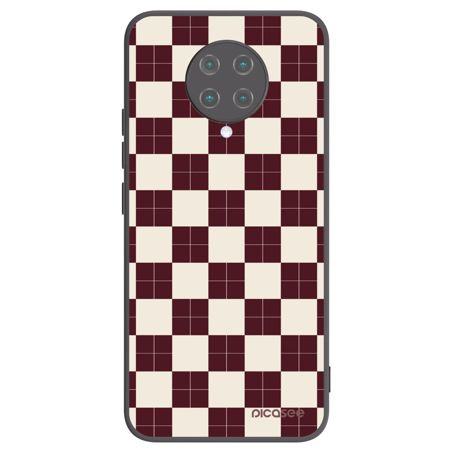 Picasee Xiaomi Poco F2 Pro Hülle - Schwarzes Silikon - Checked Away