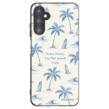 Picasee Samsung Galaxy A05s A057G Hülle - Schwarzes Silikon - Slow Tide