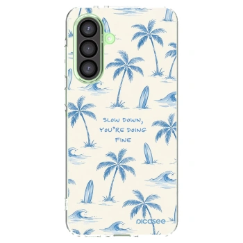 Picasee Samsung Galaxy A26 5G A266B Hülle - Transparentes Silikon - Slow Tide