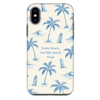 Hülle für Apple iPhone X/XS - Slow Tide