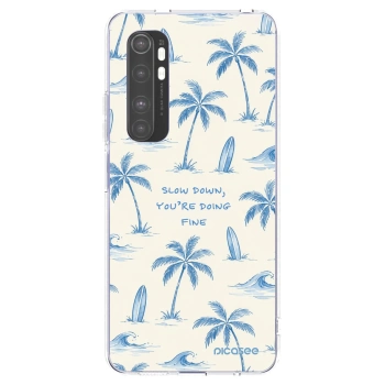 Picasee Xiaomi Mi Note 10 Lite Hülle - Transparentes Silikon - Slow Tide