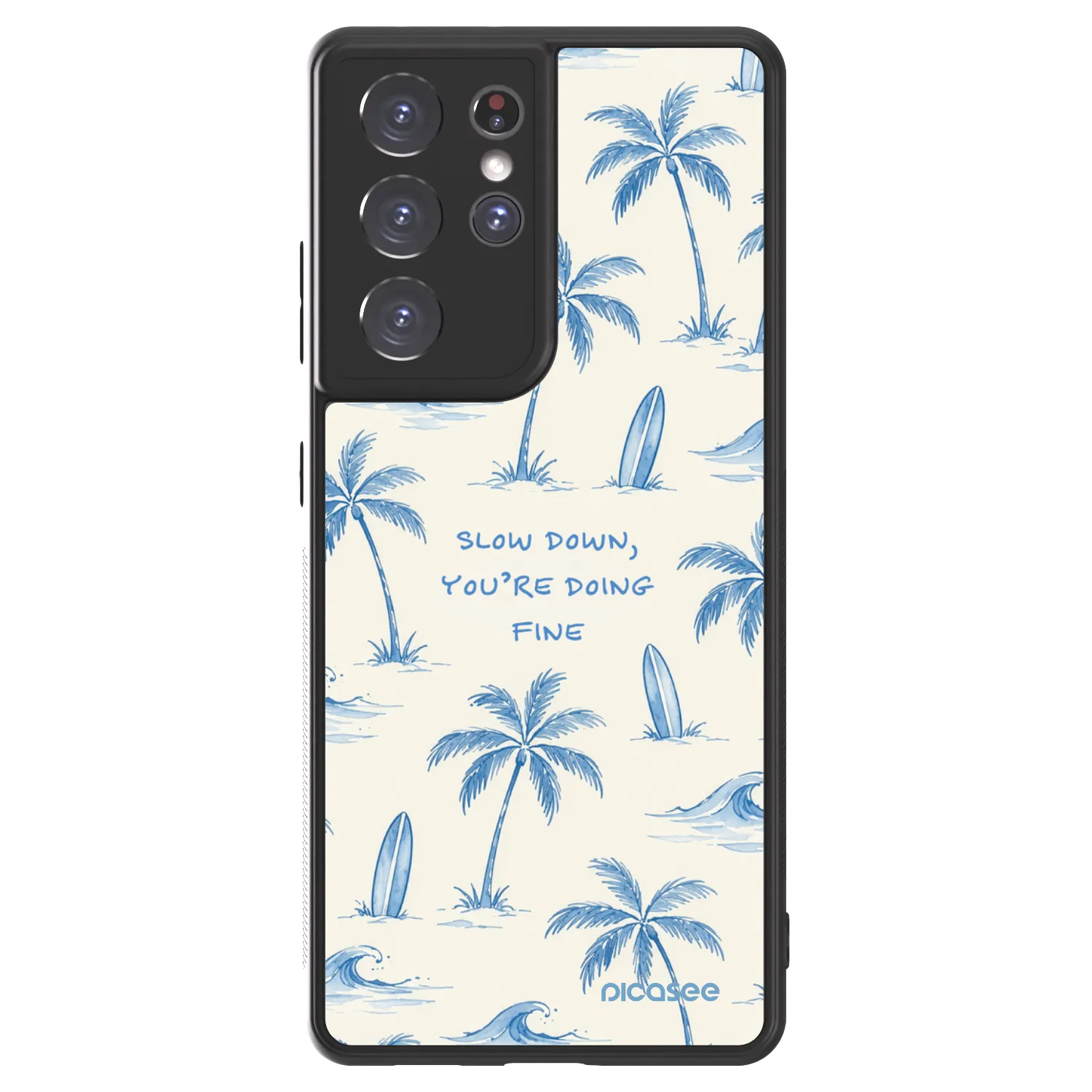 Picasee ULTIMATE CASE für Samsung Galaxy S21 Ultra 5G G998B - Slow Tide