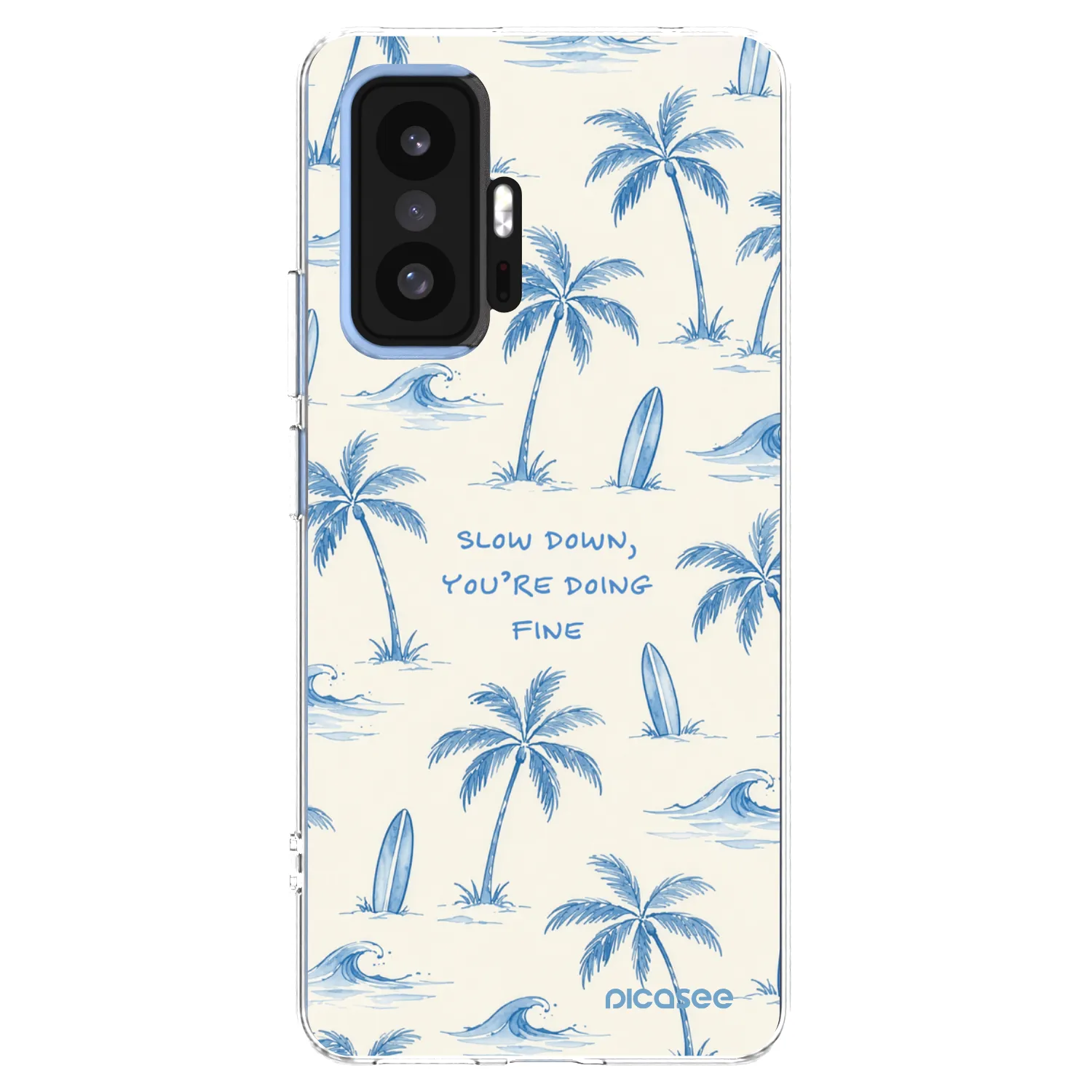 Picasee Xiaomi 11T Hülle - Transparentes Silikon - Slow Tide