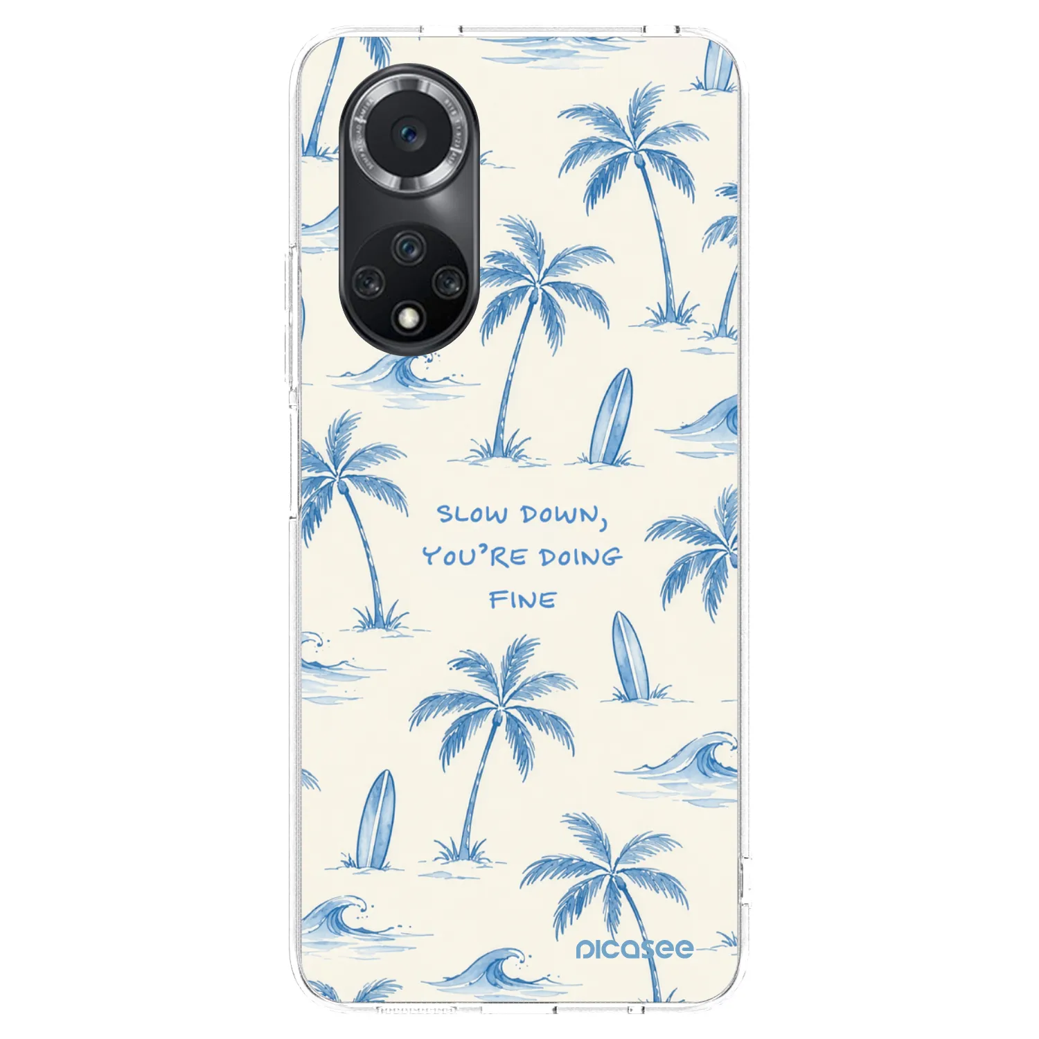 Picasee Huawei Nova 9 SE Hülle - Transparentes Silikon - Slow Tide