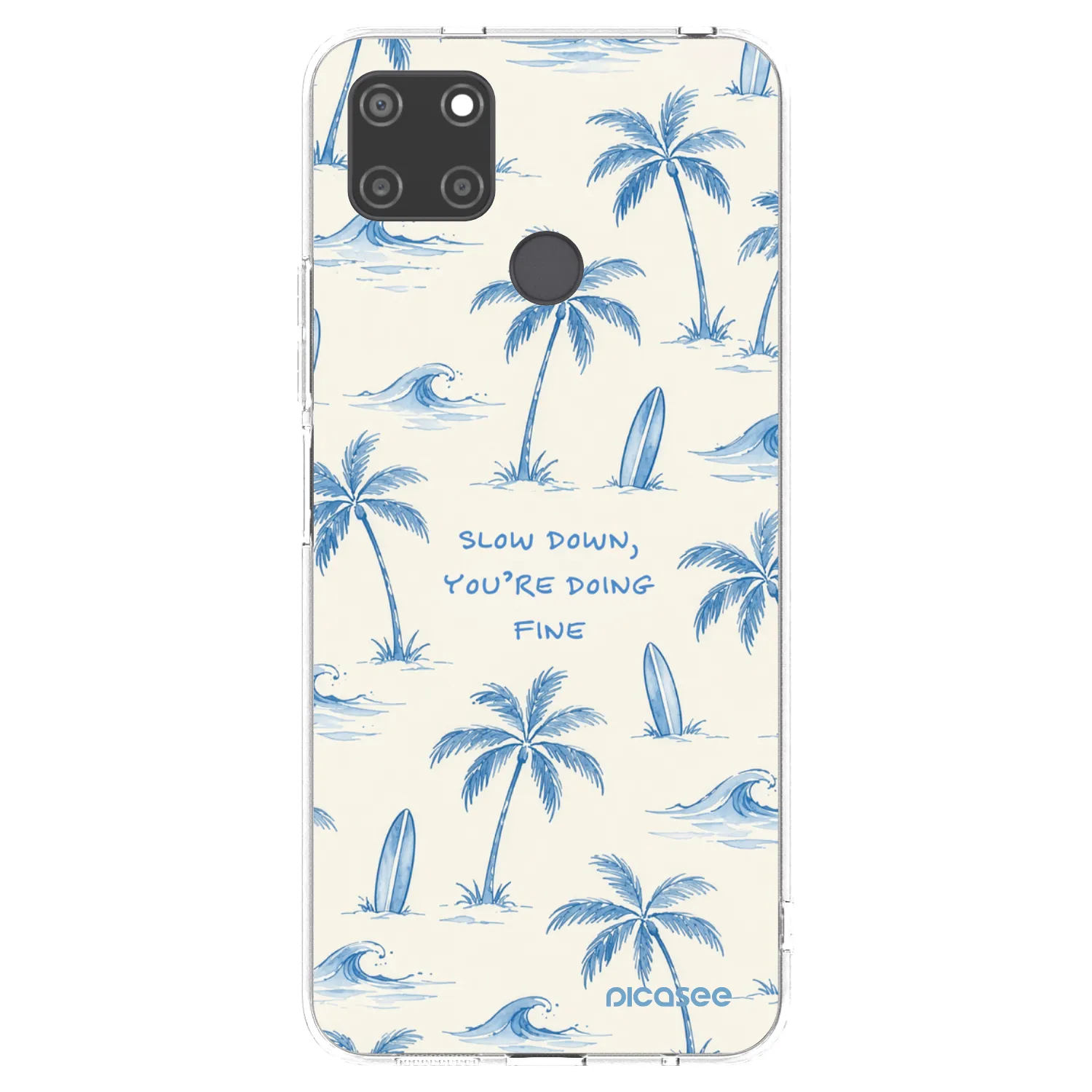 Picasee Realme C21Y Hülle - Transparentes Silikon - Slow Tide