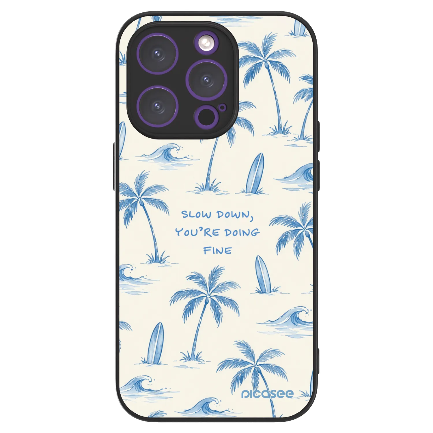 Picasee ULTIMATE CASE MagSafe für Apple iPhone 14 Pro - Slow Tide