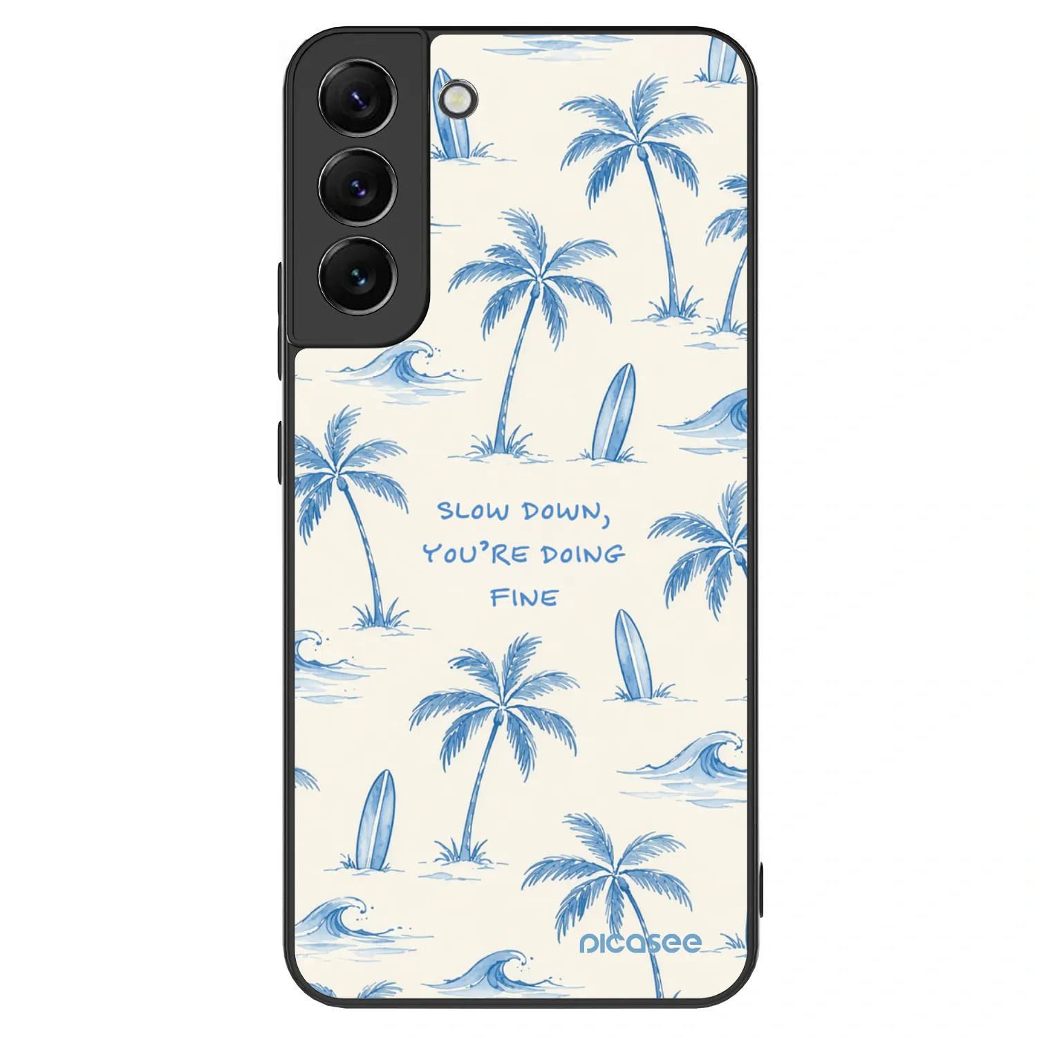 Picasee ULTIMATE CASE PowerShare für Samsung Galaxy S22+ 5G - Slow Tide