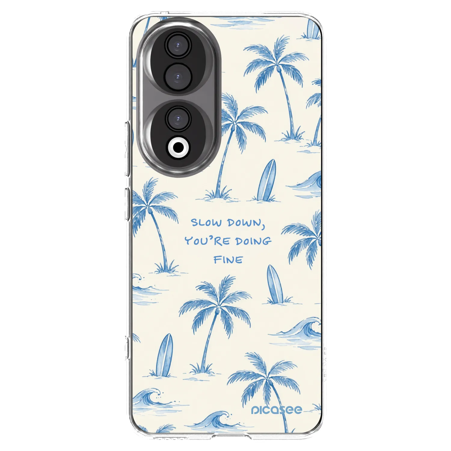 Picasee Honor 90 5G Hülle - Transparentes Silikon - Slow Tide