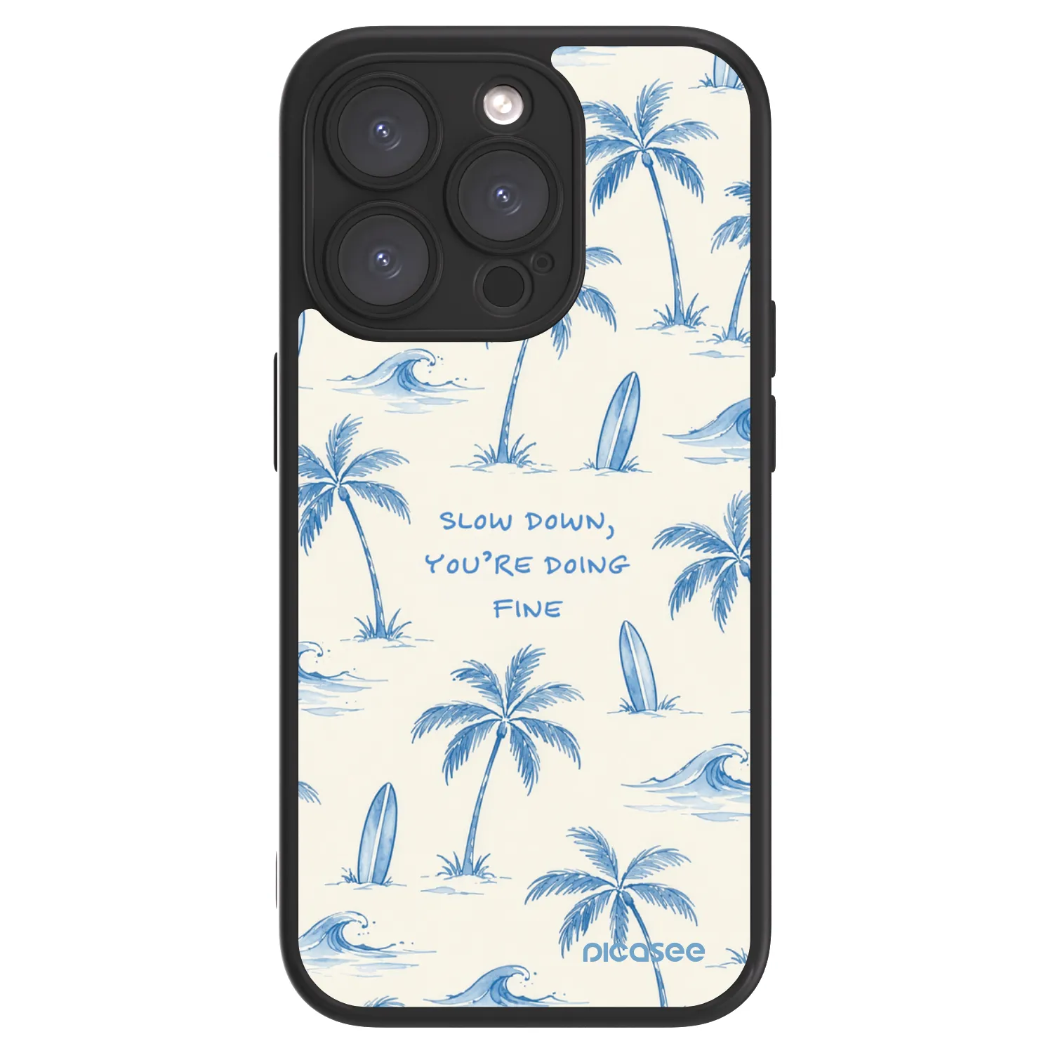 Picasee ULTIMATE CASE MagSafe für Apple iPhone 15 Pro - Slow Tide