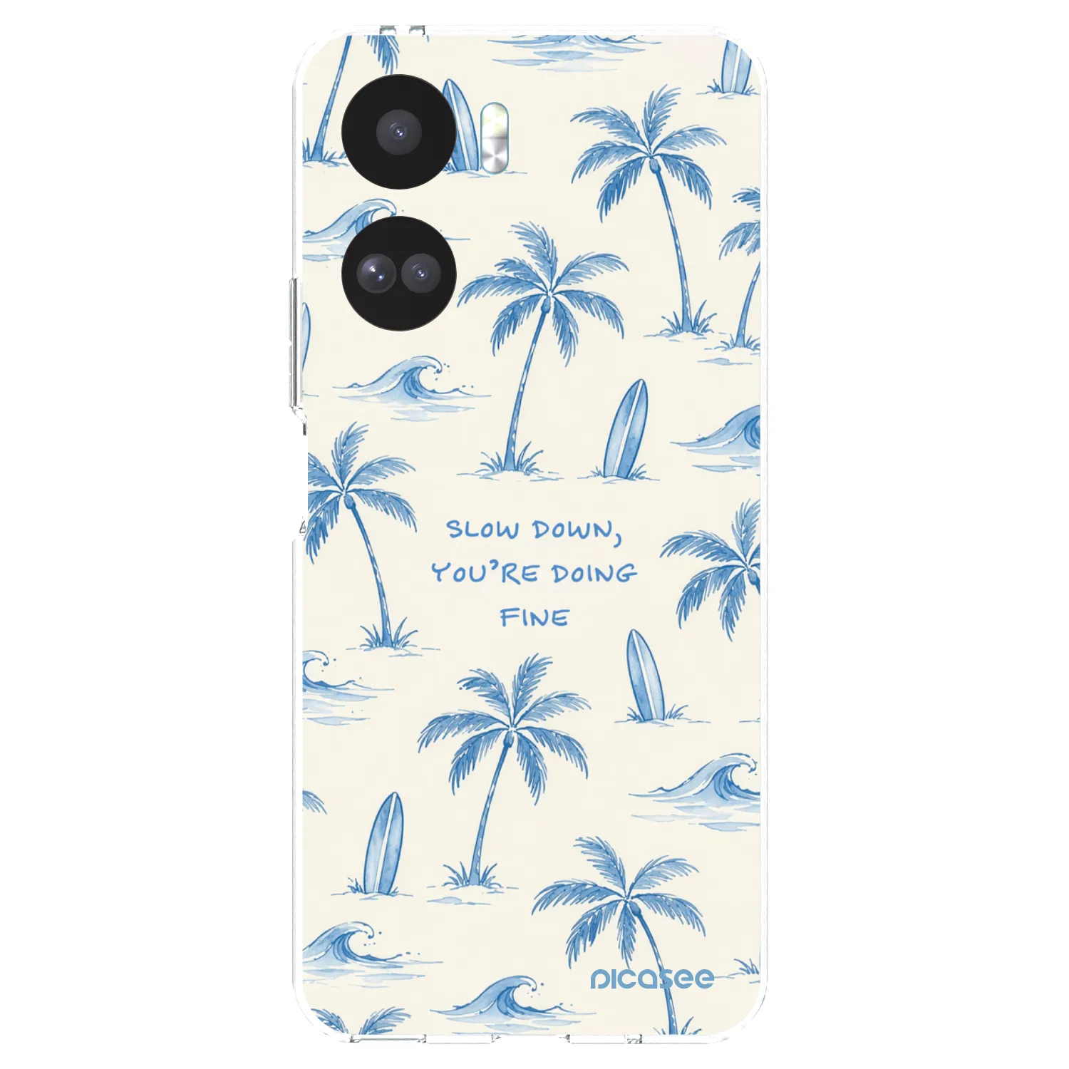 Picasee Honor 90 Lite 5G Hülle - Transparentes Silikon - Slow Tide