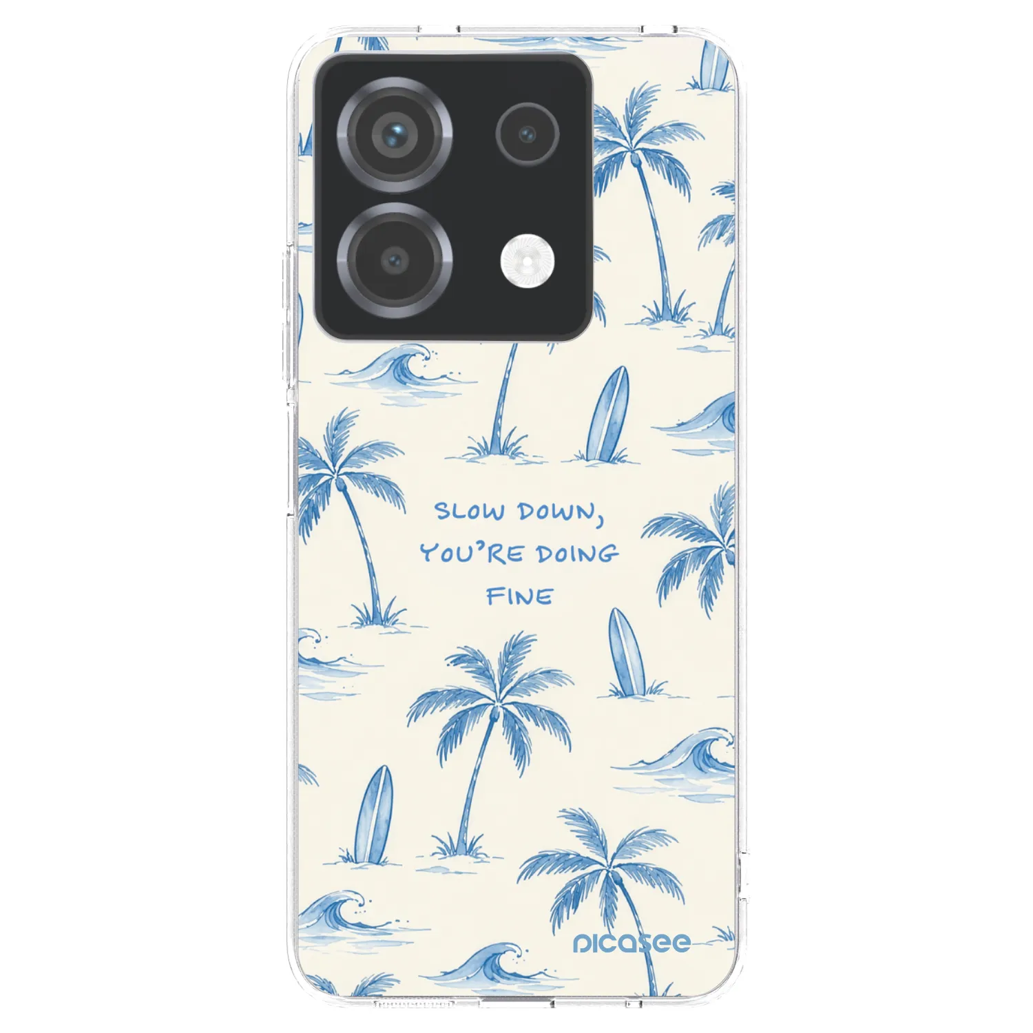 Picasee Xiaomi Poco X6 Hülle - Transparentes Silikon - Slow Tide