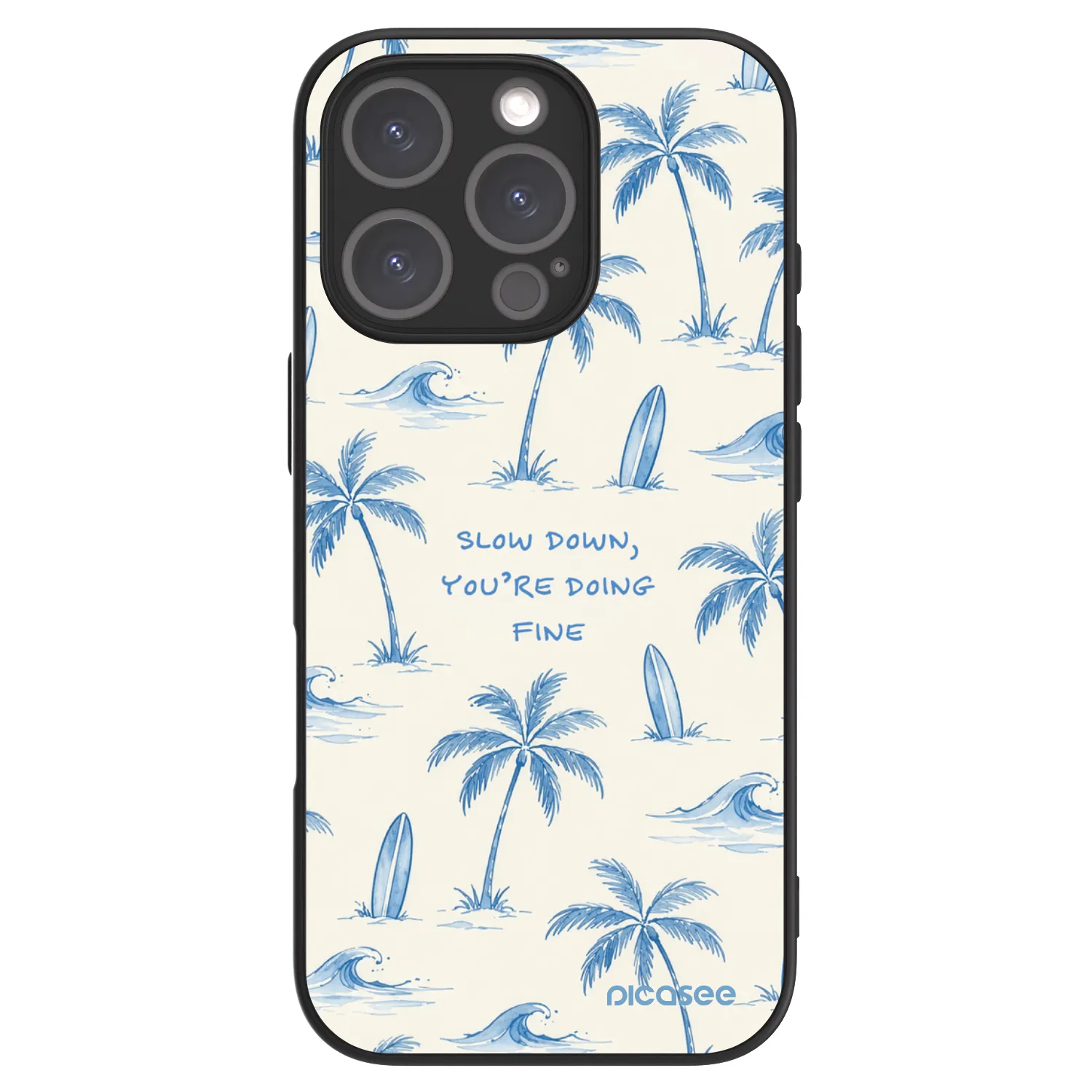 Picasee ULTIMATE CASE MagSafe für Apple iPhone 16 Pro - Slow Tide