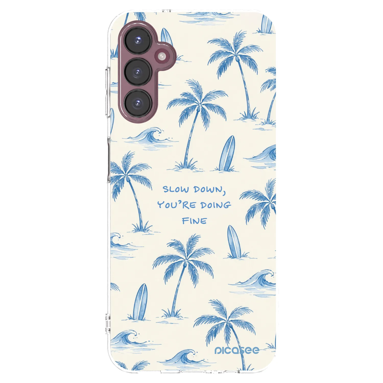 Picasee Samsung Galaxy A05s A057G Hülle - Transparentes Silikon - Slow Tide