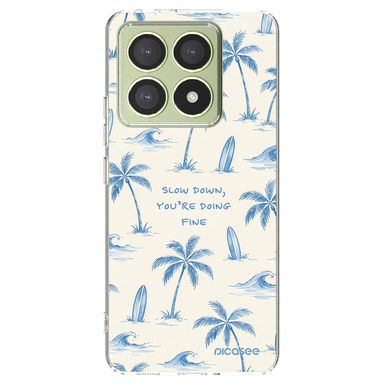 Picasee Xiaomi 14T Hülle - Transparentes Silikon - Slow Tide