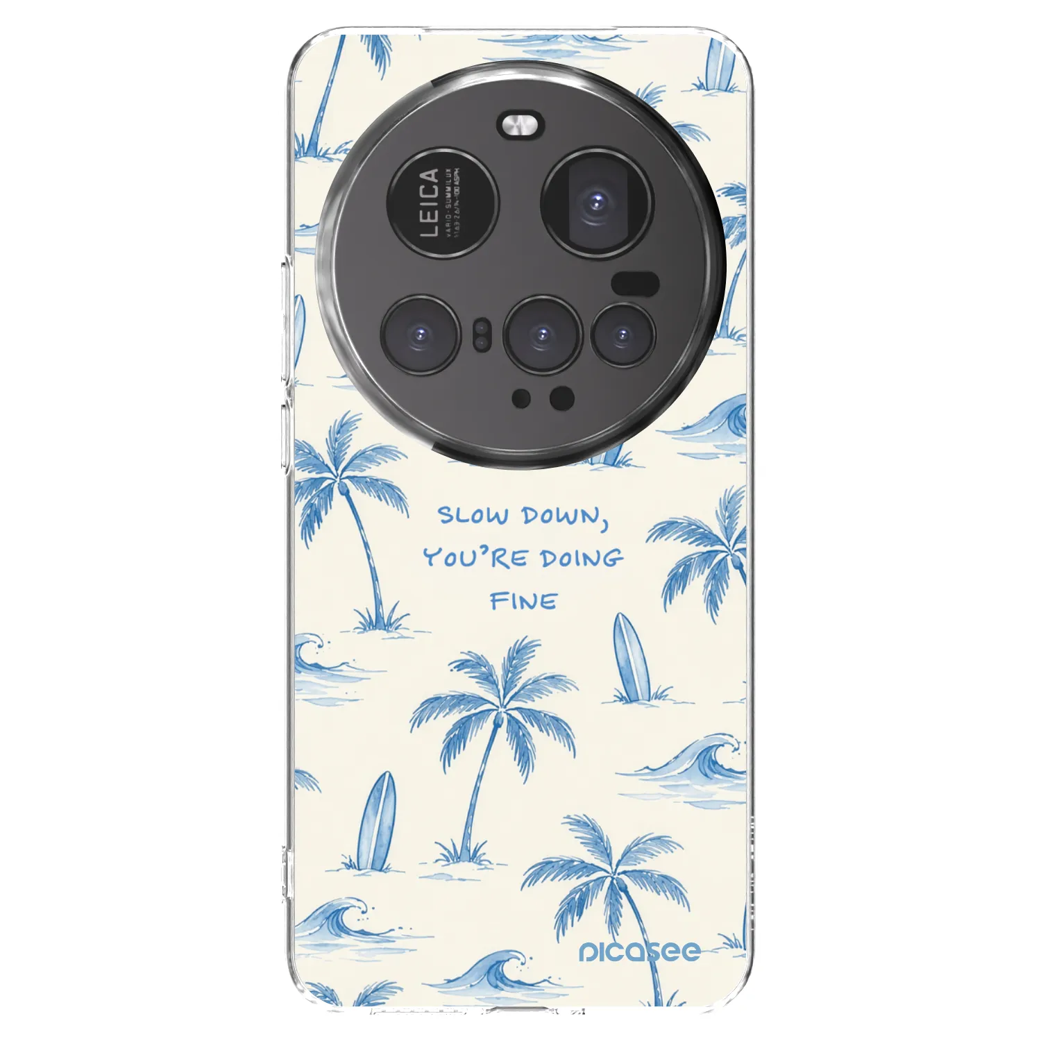 Picasee Xiaomi 15 Ultra Hülle - Transparentes Silikon - Slow Tide