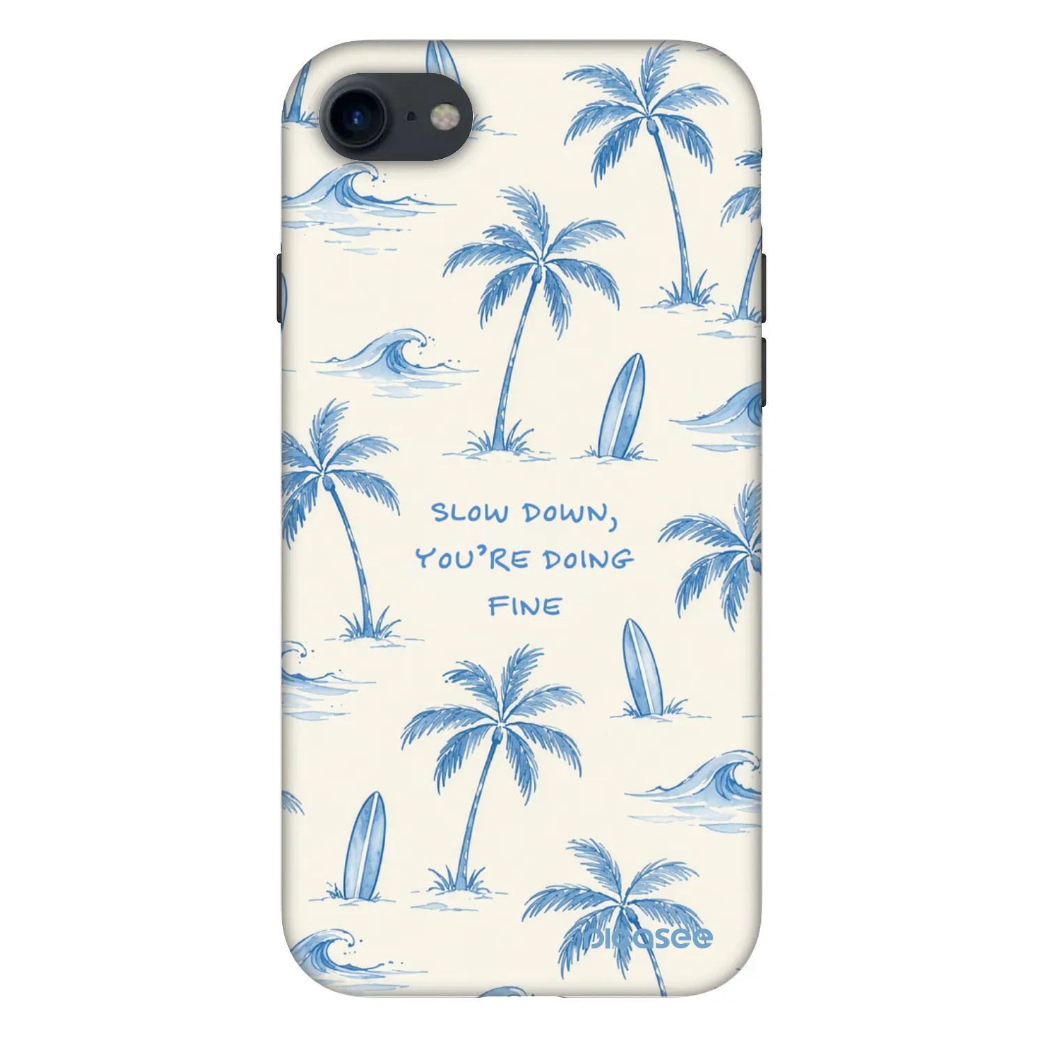 Picasee Fashion Case für Apple iPhone SE 2022 - Slow Tide