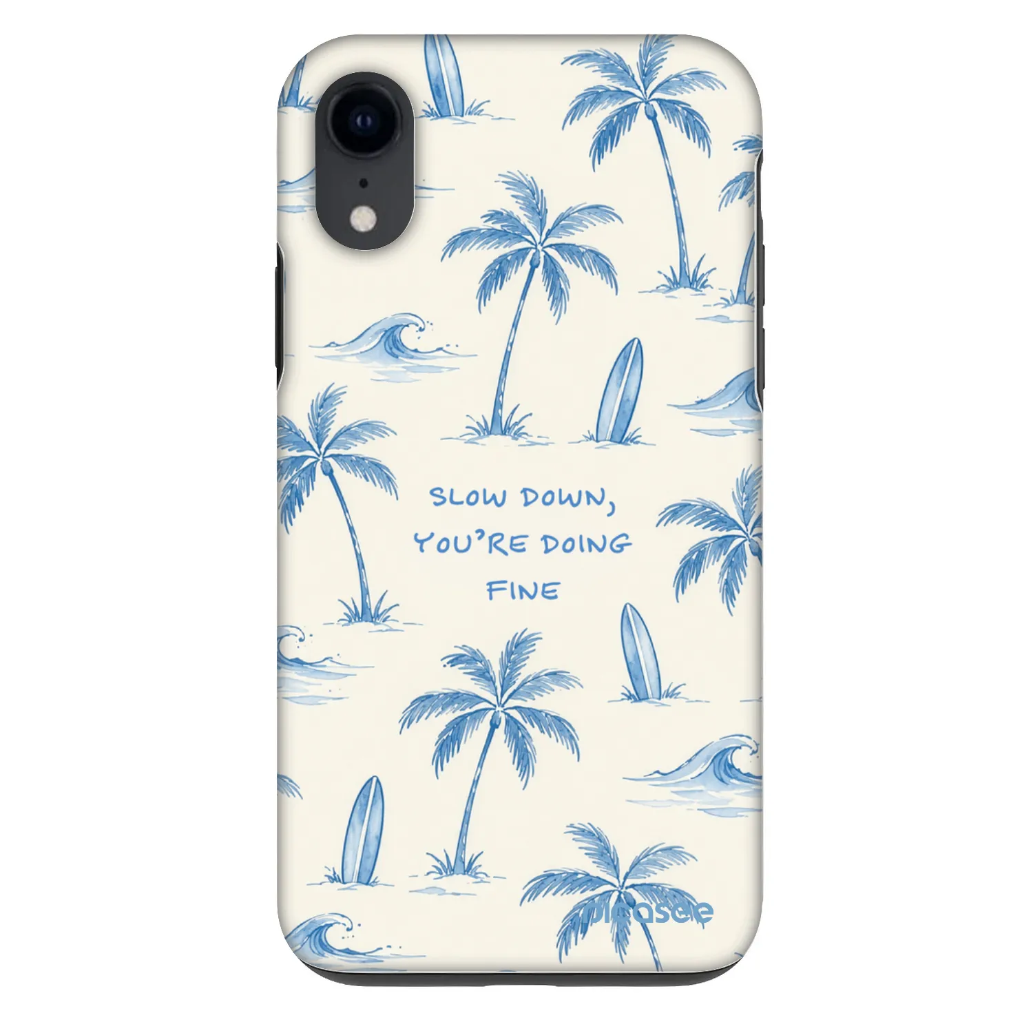 Picasee Fashion Case für Apple iPhone XR - Slow Tide