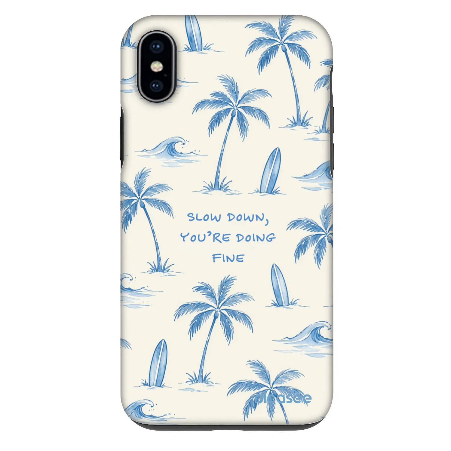 Picasee Fashion Case für Apple iPhone XS Max - Slow Tide