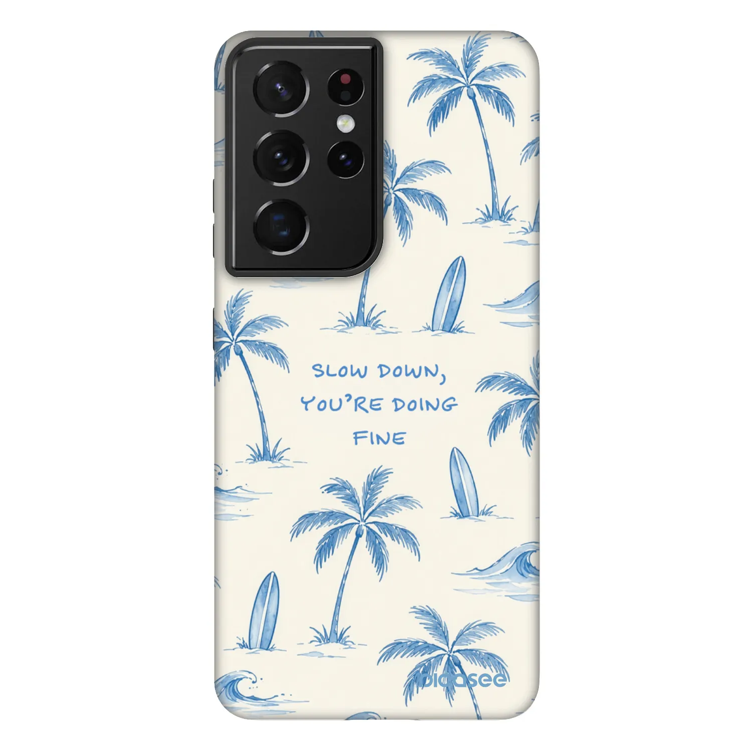 Picasee Fashion Case für Samsung Galaxy S21 Ultra 5G G998B - Slow Tide