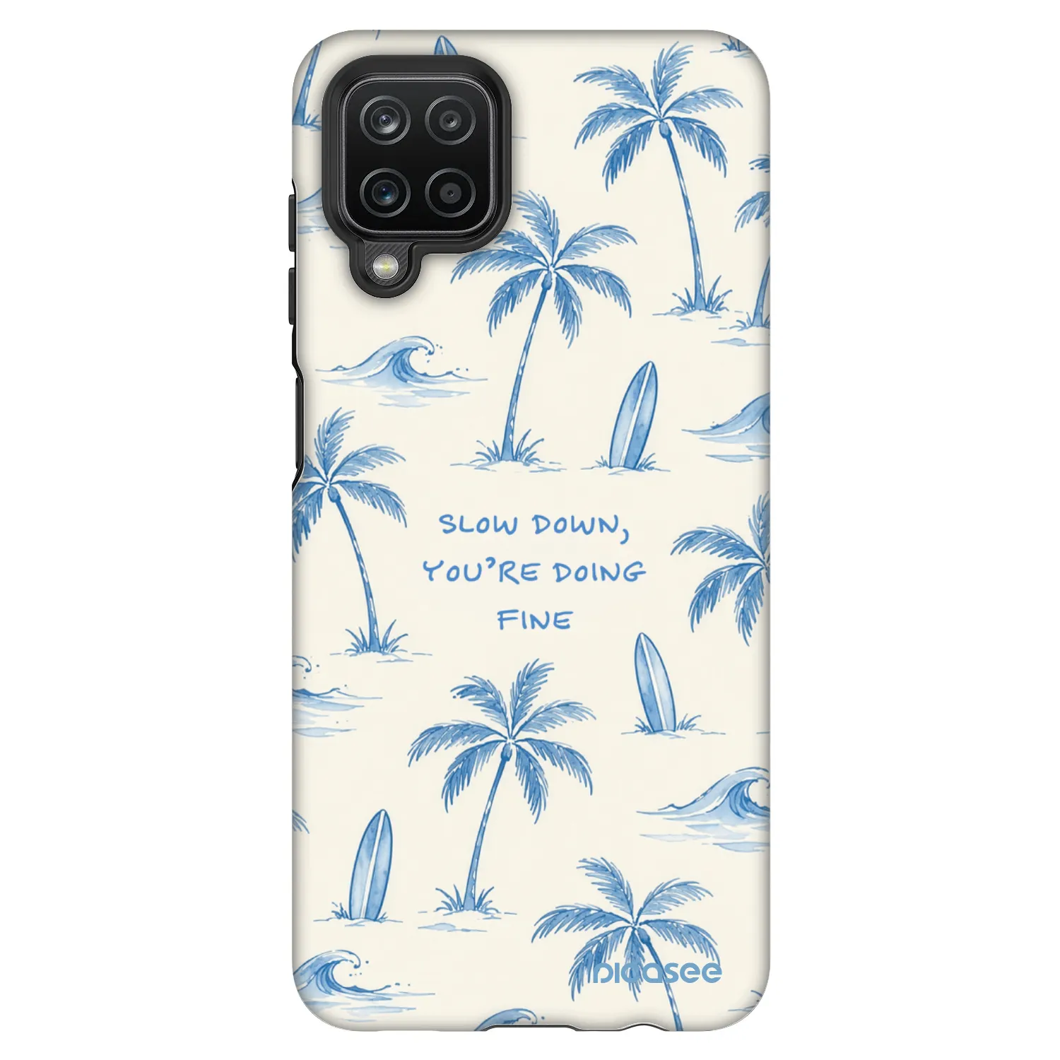 Picasee Fashion Case für Samsung Galaxy A12 A125F - Slow Tide