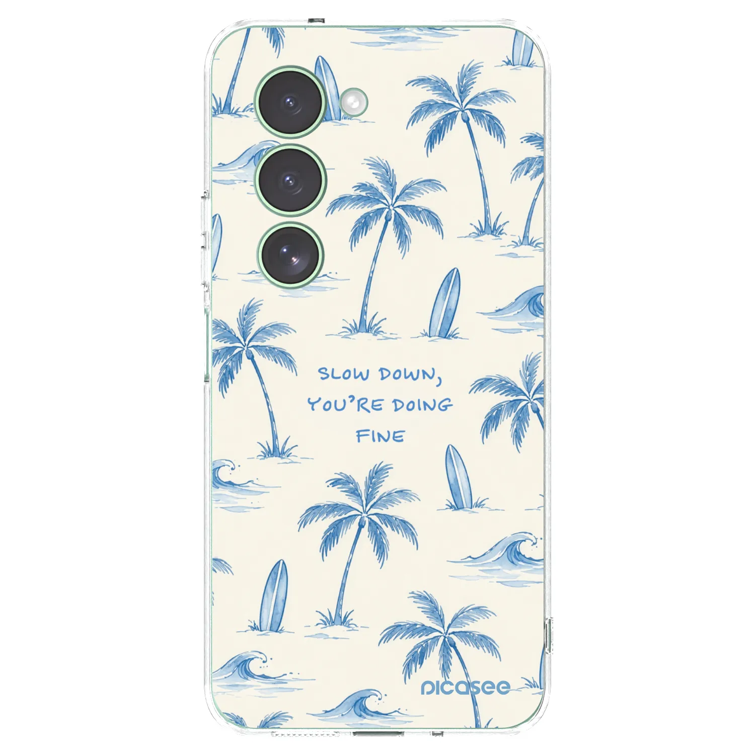 Picasee Xiaomi Redmi 15 5G Hülle - Transparentes Silikon - Slow Tide