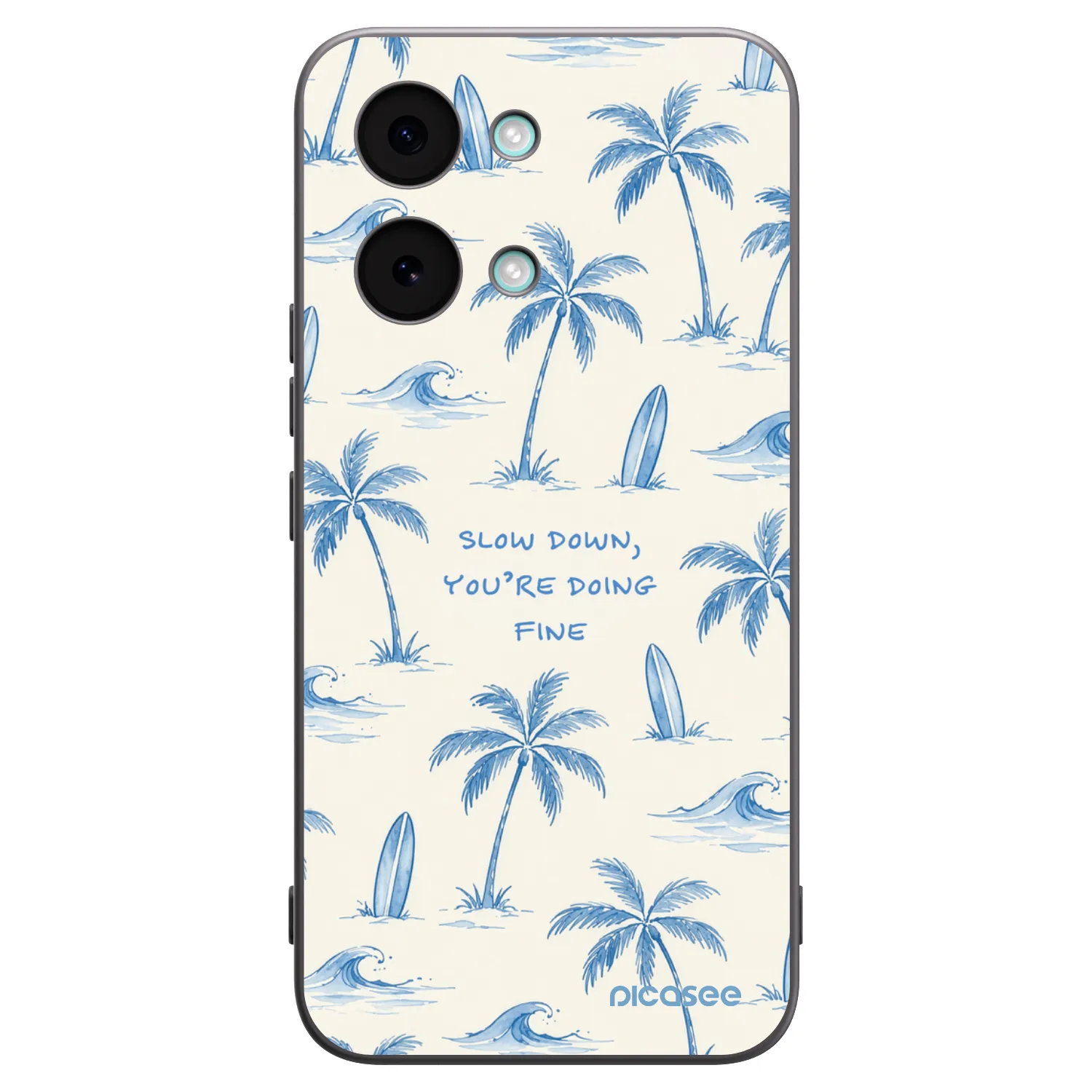 Picasee Xiaomi Poco X8 Pro Max Hülle - Schwarzes Silikon - Slow Tide