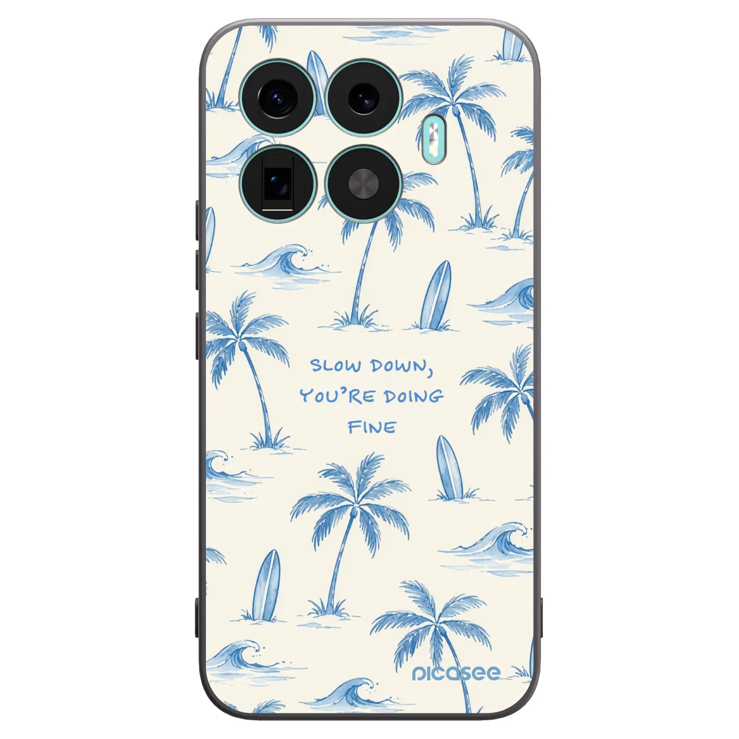 Picasee Xiaomi 17T Pro Hülle - Schwarzes Silikon - Slow Tide