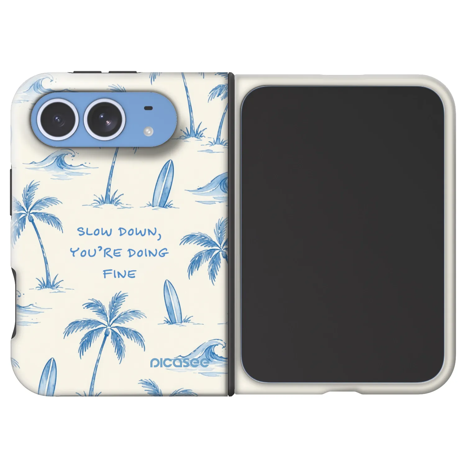 Picasee Fashion Case MagSafe für Apple iPhone Duo - Slow Tide