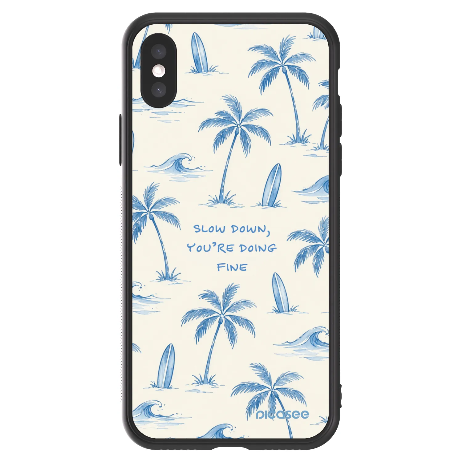 Picasee ULTIMATE CASE für Apple iPhone X/XS - Slow Tide