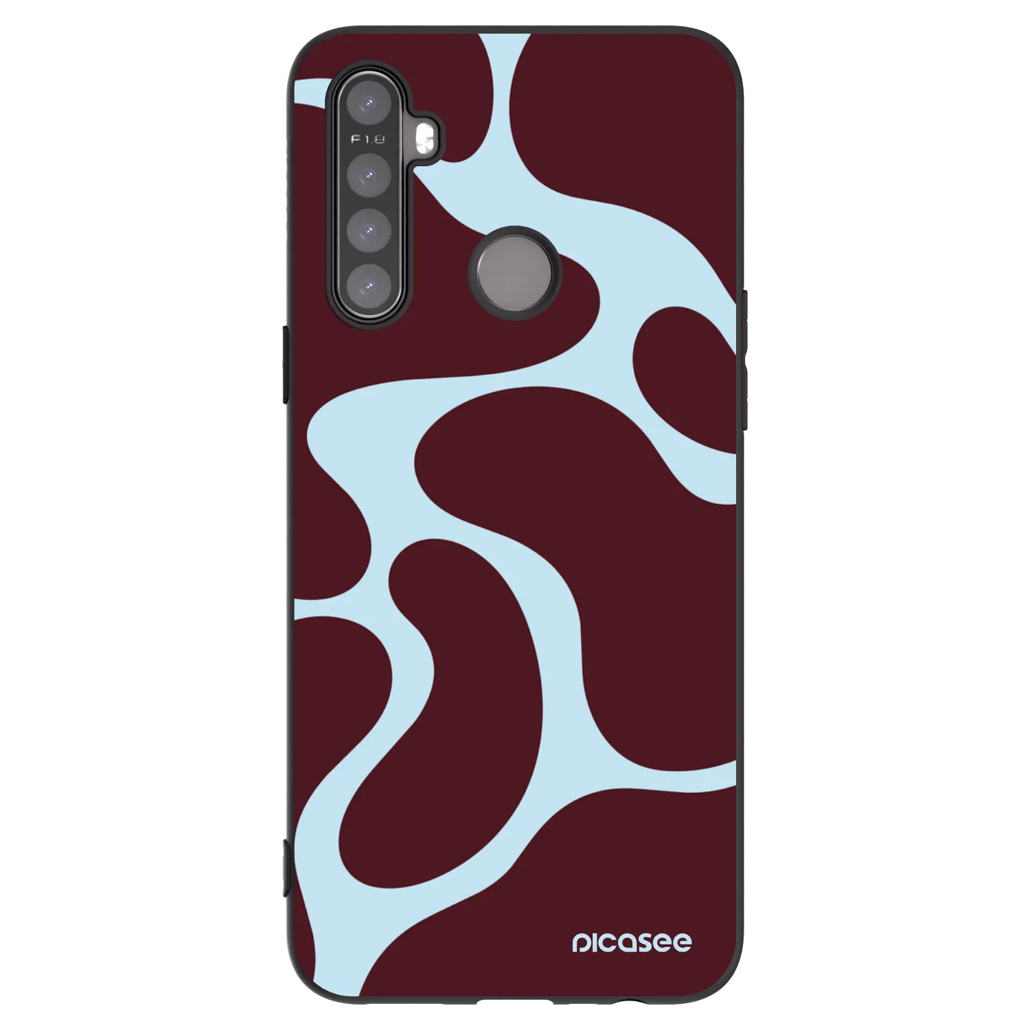Picasee Realme 6i Hülle - Schwarzes Silikon - Soft Detour