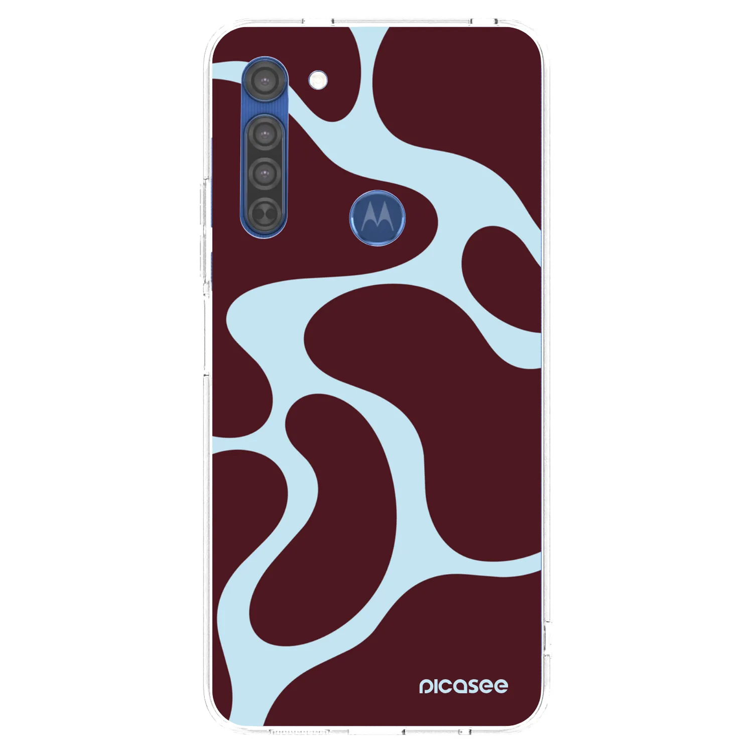 Picasee Motorola Moto G8 Hülle - Transparentes Silikon - Soft Detour