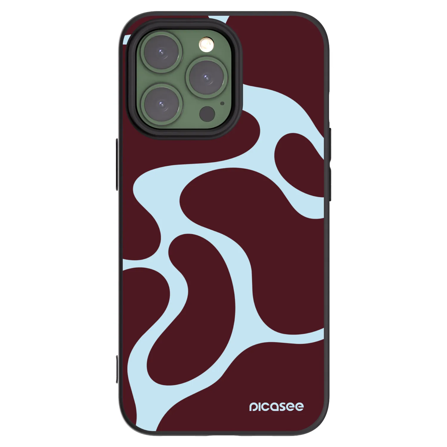 Picasee Apple iPhone 13 Pro Hülle - Schwarzes Silikon - Soft Detour