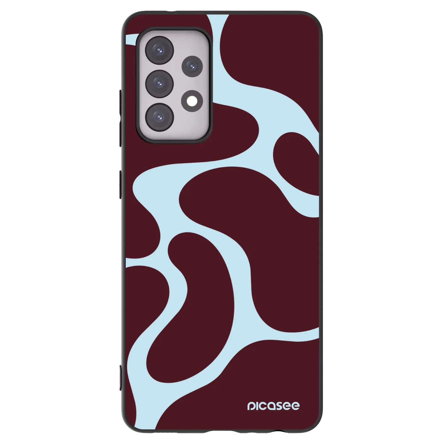 Picasee Samsung Galaxy A52s 5G A528B Hülle - Schwarzes Silikon - Soft Detour