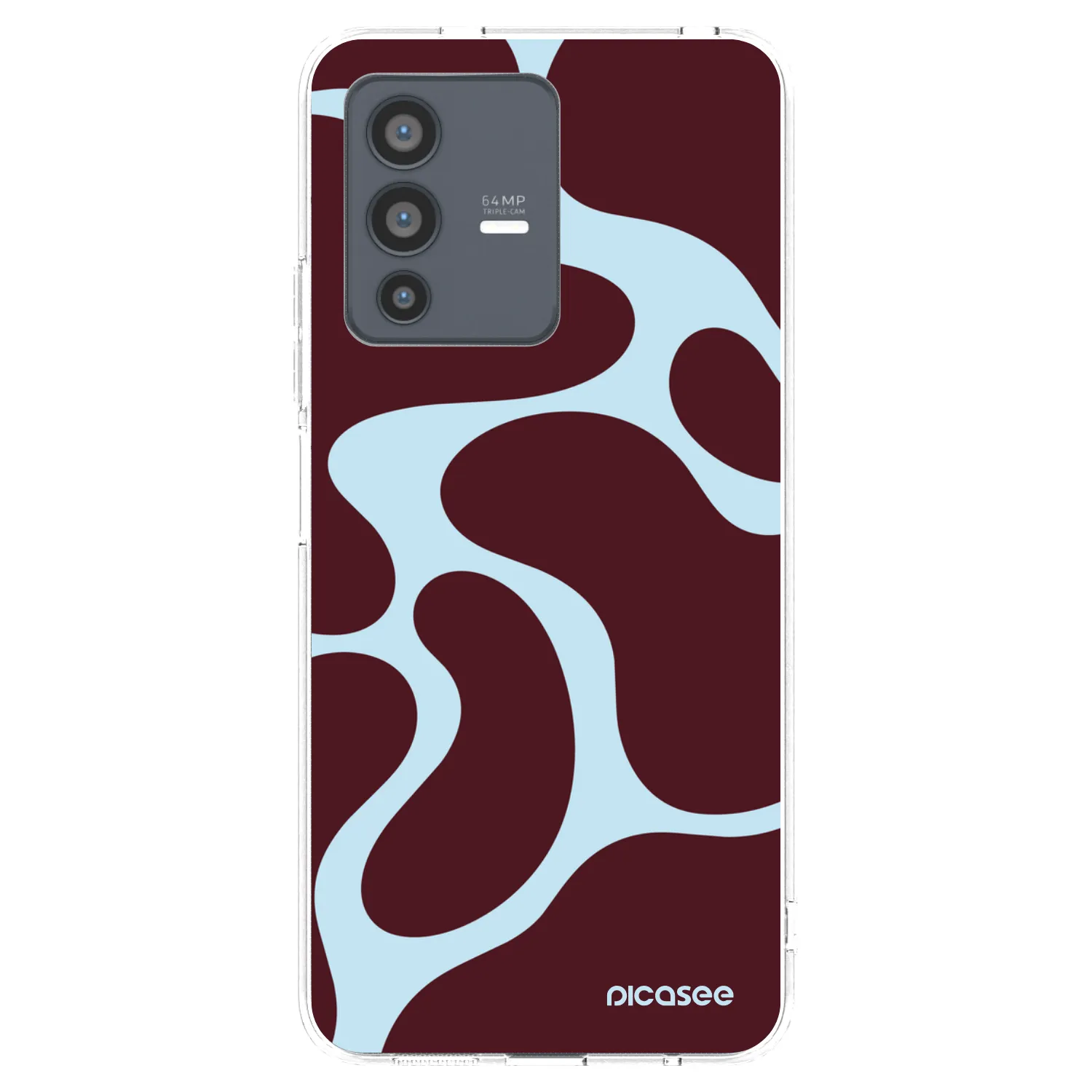 Picasee Vivo V23 5G Hülle - Transparentes Silikon - Soft Detour