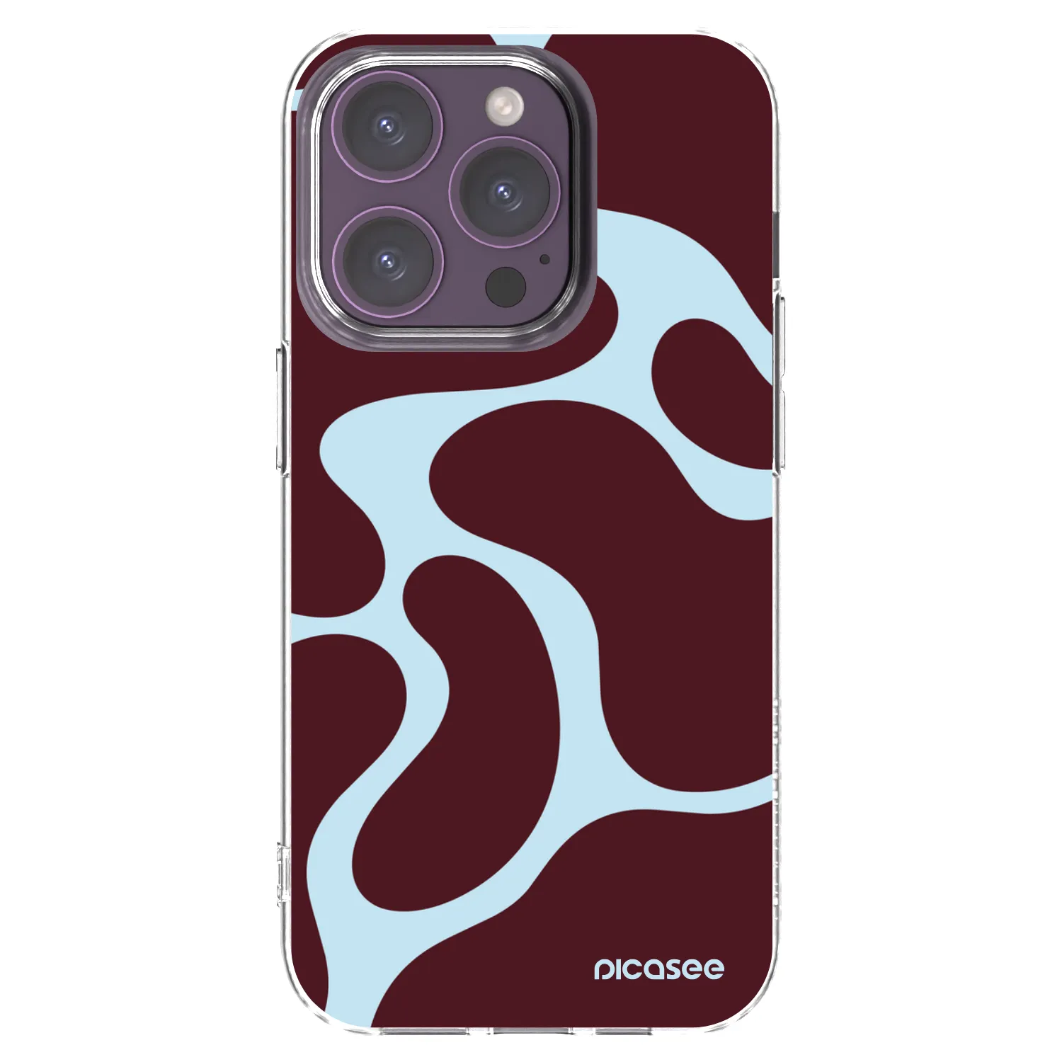 Picasee Apple iPhone 14 Pro Hülle - Transparentes Silikon - Soft Detour