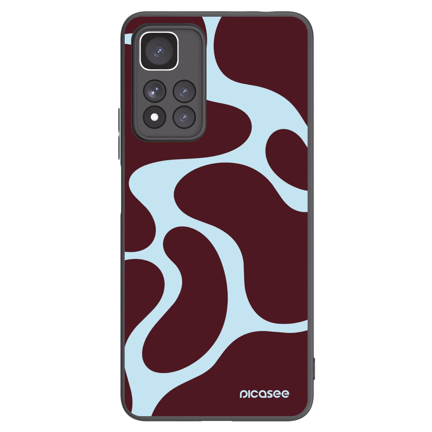 Picasee Xiaomi Redmi Note 11 Pro+ 5G Hülle - Schwarzes Silikon - Soft Detour