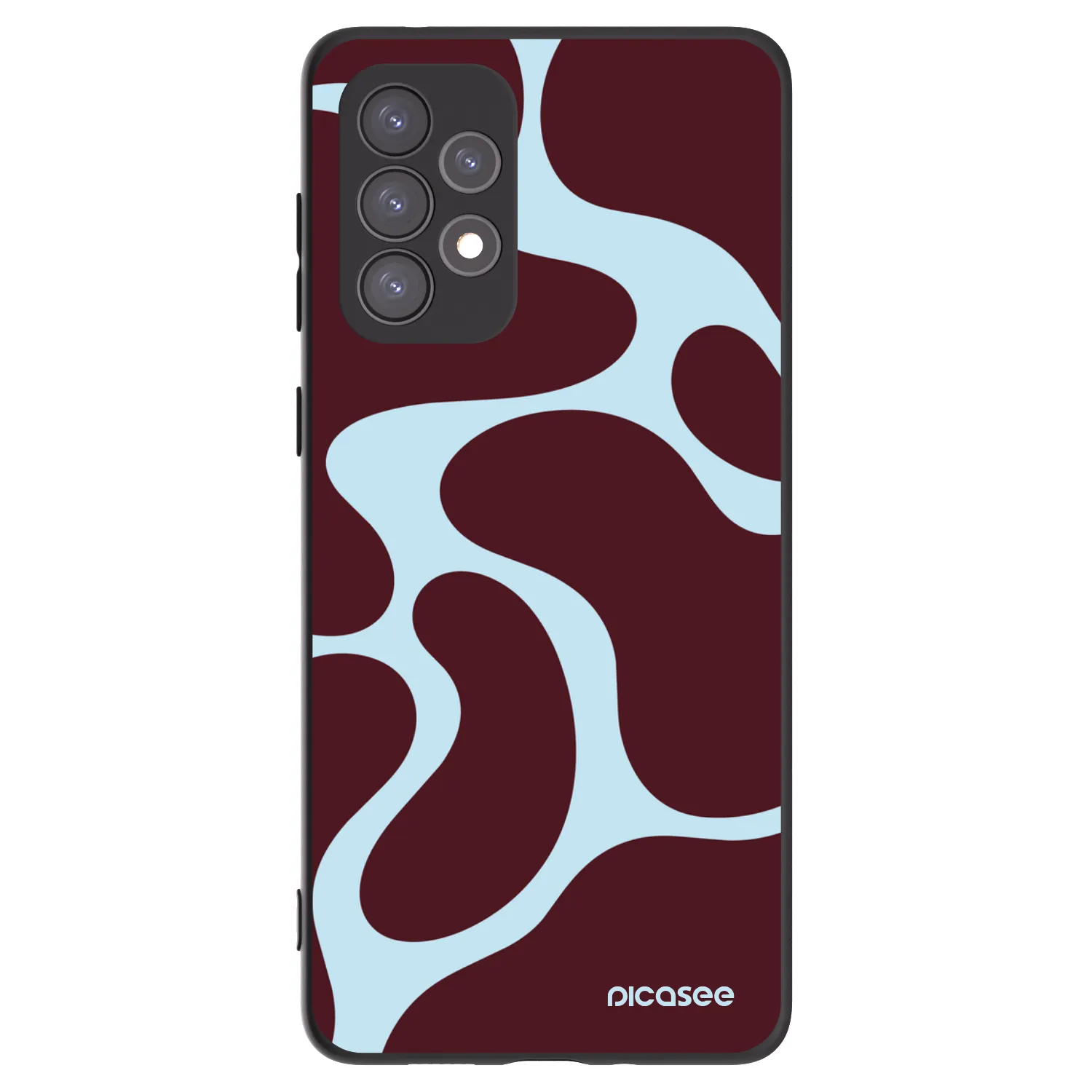Picasee Samsung Galaxy A73 5G Hülle - Schwarzes Silikon - Soft Detour